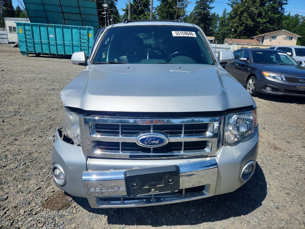 2011 Ford Escape Limited Silver vin: 1FMCU9EG3BKB46746