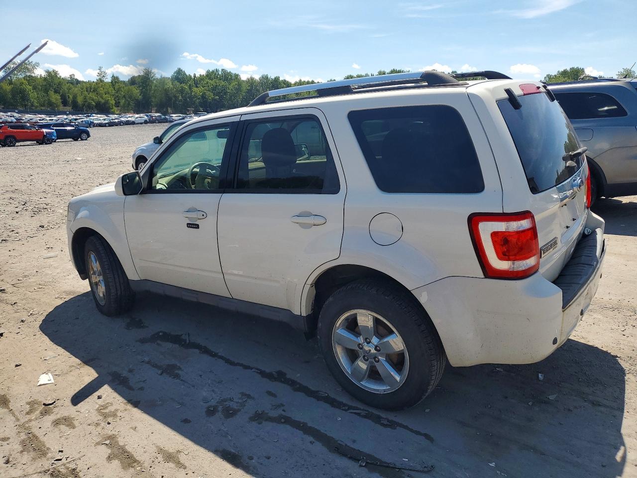 2011 Ford Escape Limited White vin: 1FMCU9EG3BKB88334