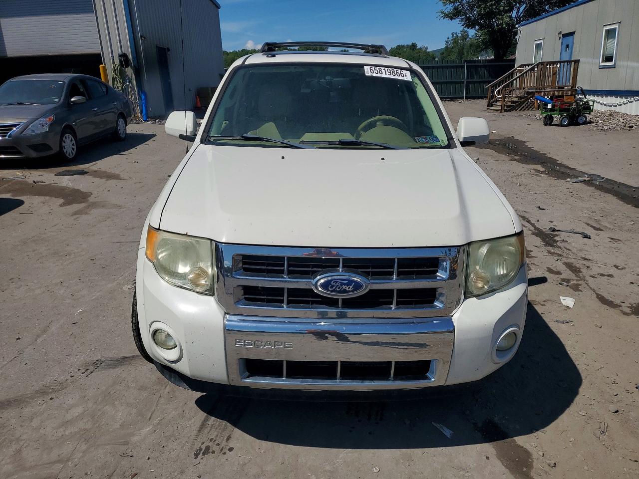 2011 Ford Escape Limited White vin: 1FMCU9EG3BKB88334
