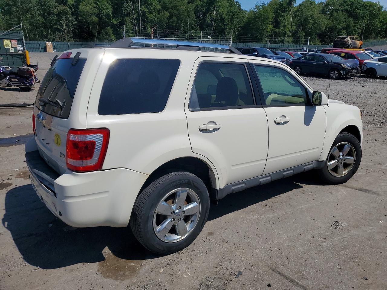 2011 Ford Escape Limited White vin: 1FMCU9EG3BKB88334