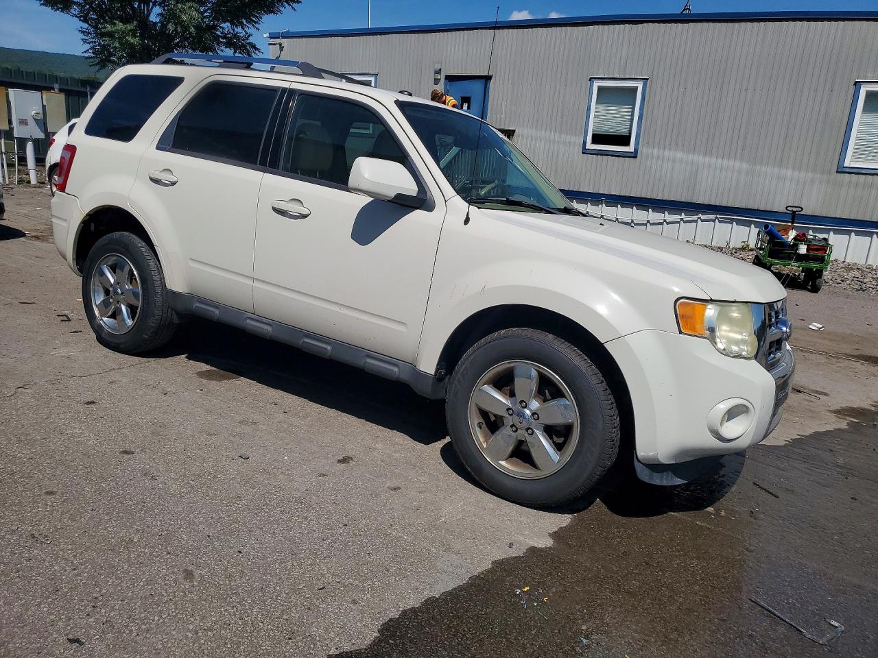 2011 Ford Escape Limited White vin: 1FMCU9EG3BKB88334