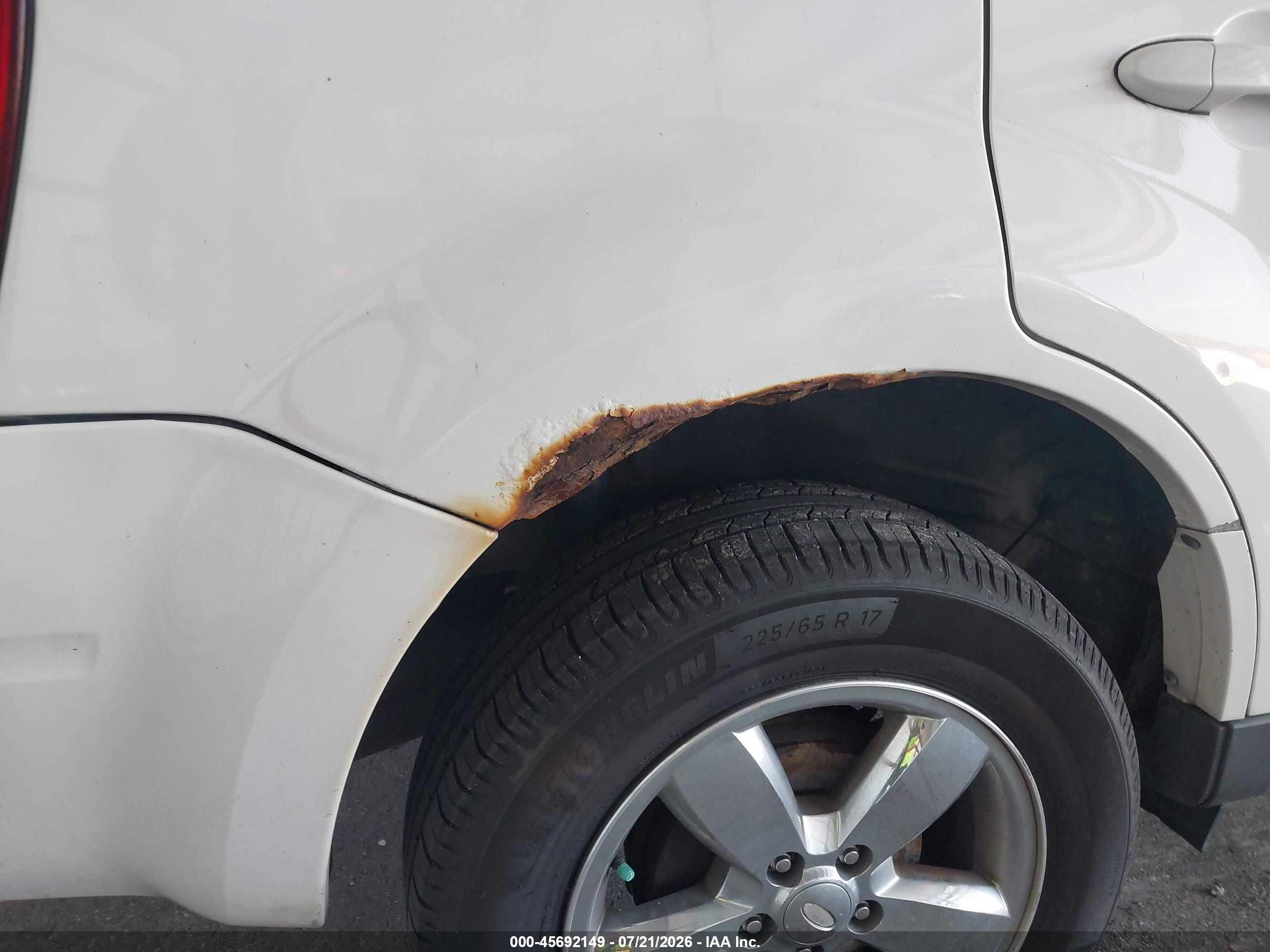 2011 Ford Escape Limited Белый vin: 1FMCU9EG3BKC66207