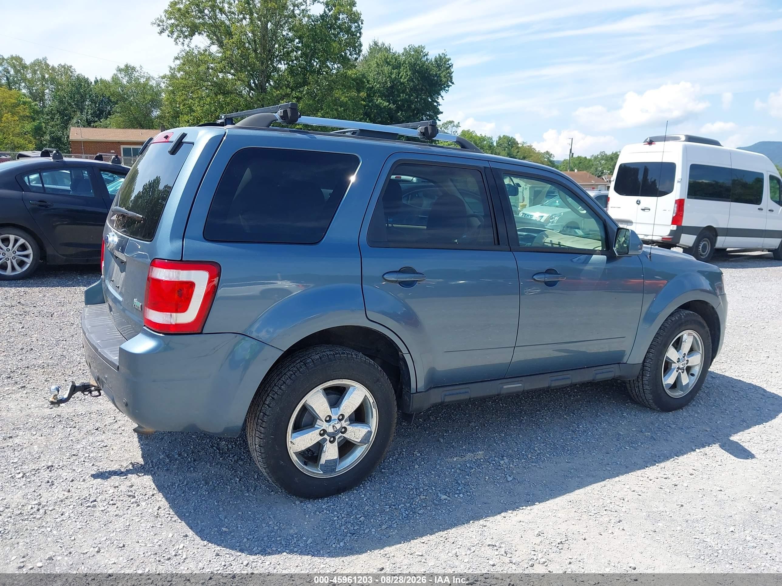 2012 Ford Escape Limited Blue vin: 1FMCU9EG3CKA42033