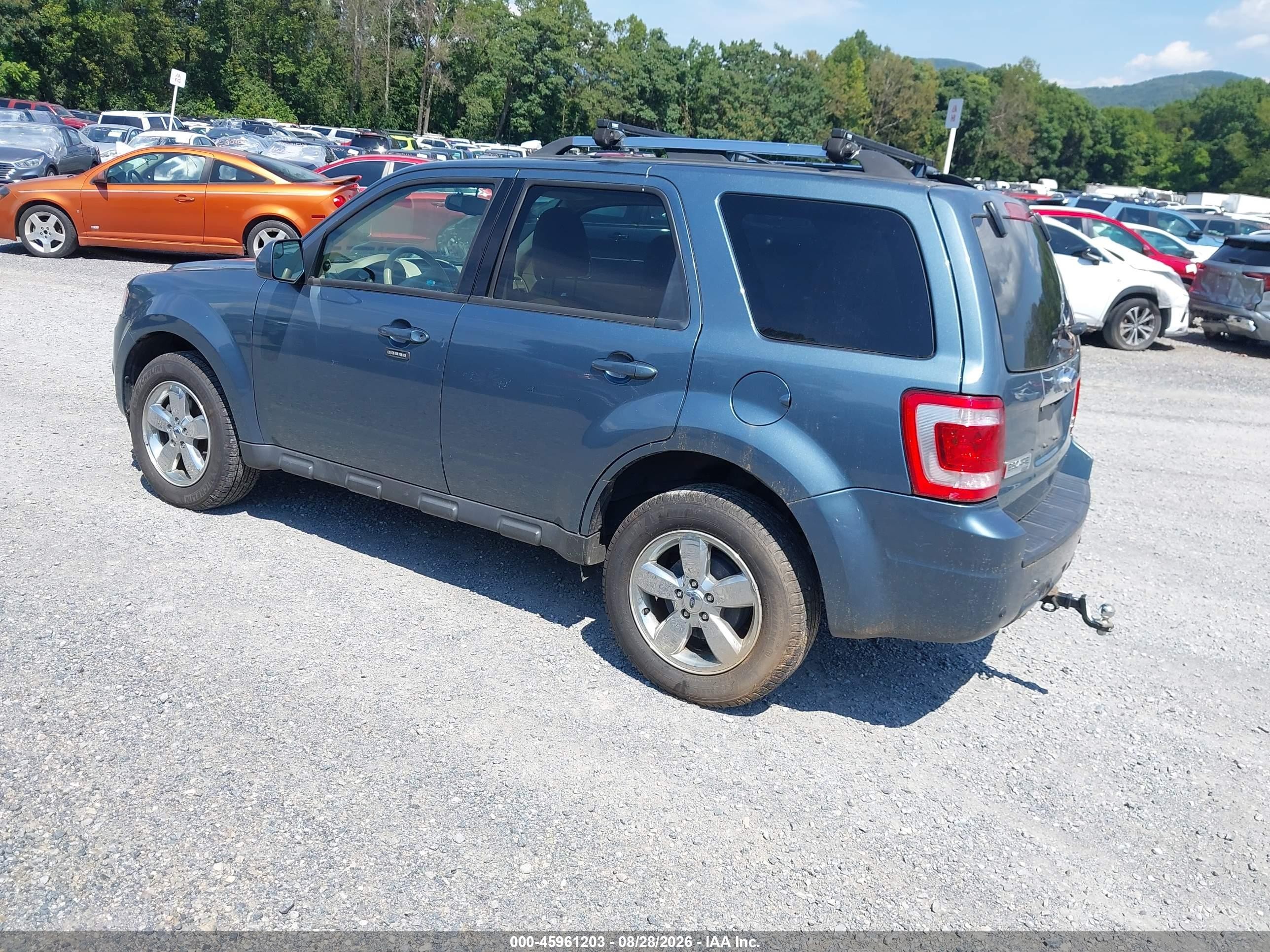 2012 Ford Escape Limited Blue vin: 1FMCU9EG3CKA42033