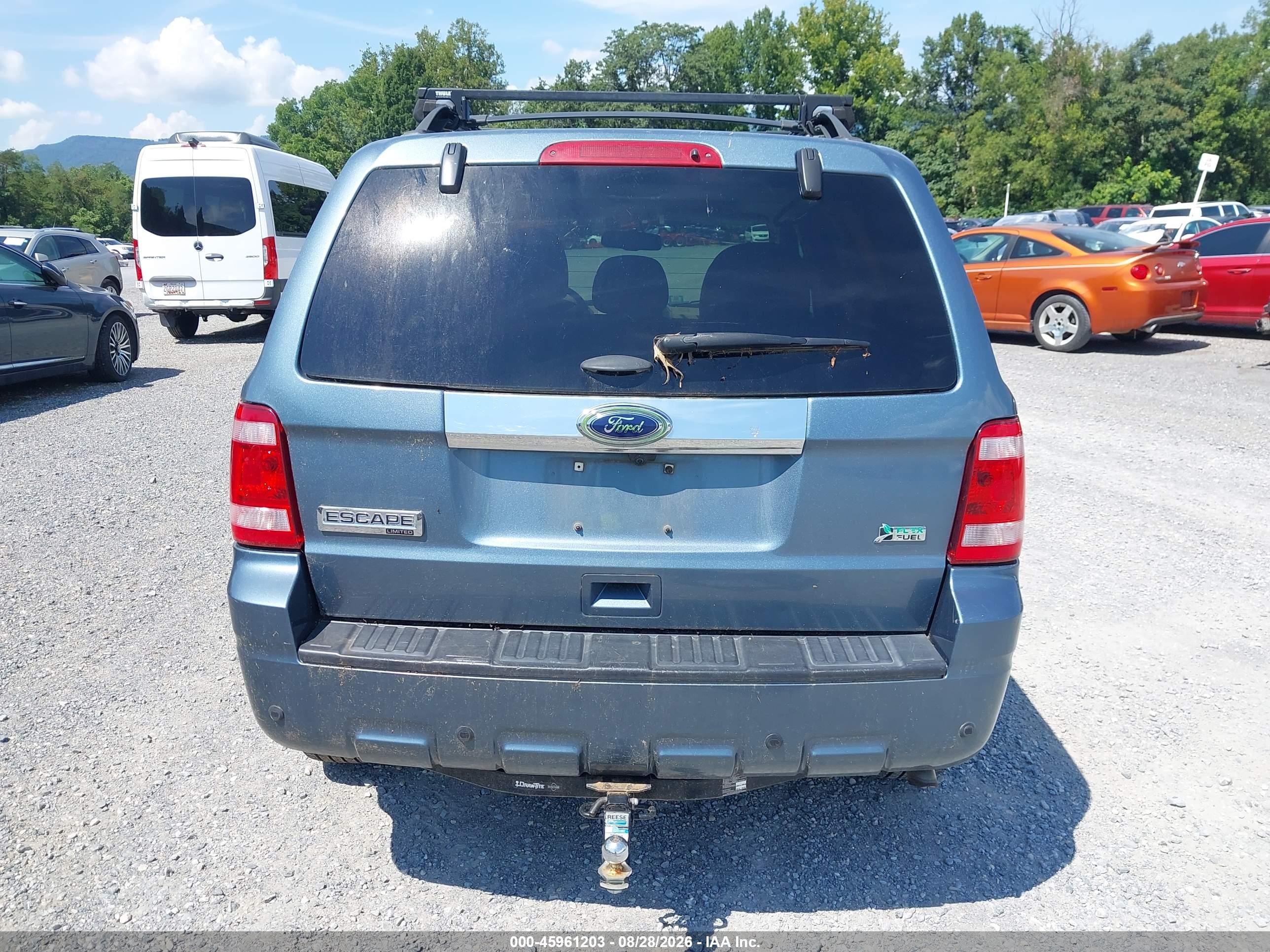 2012 Ford Escape Limited Blue vin: 1FMCU9EG3CKA42033