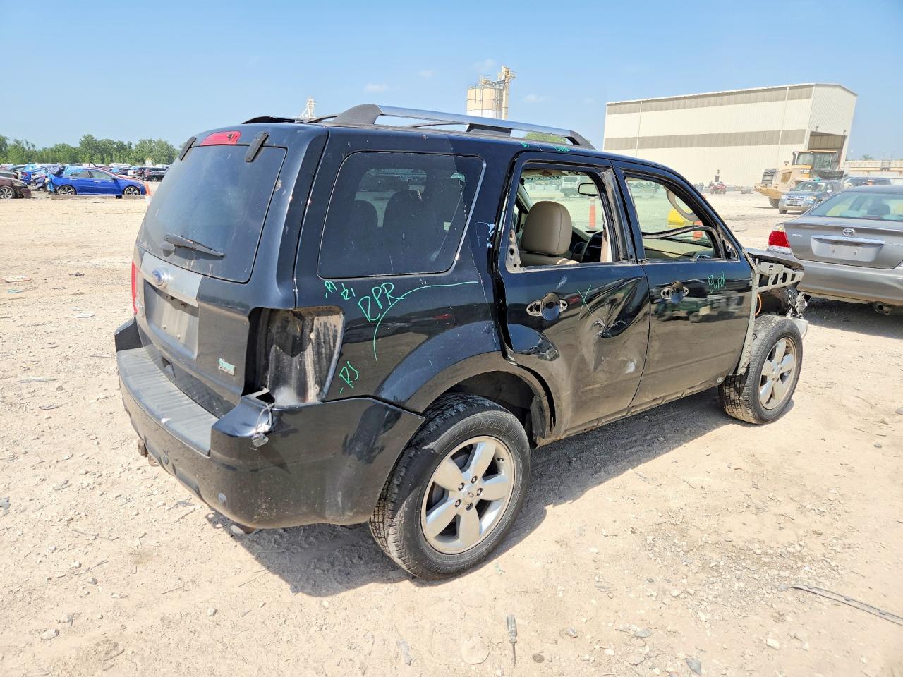 2012 Ford Escape Limited Black vin: 1FMCU9EG3CKA51900