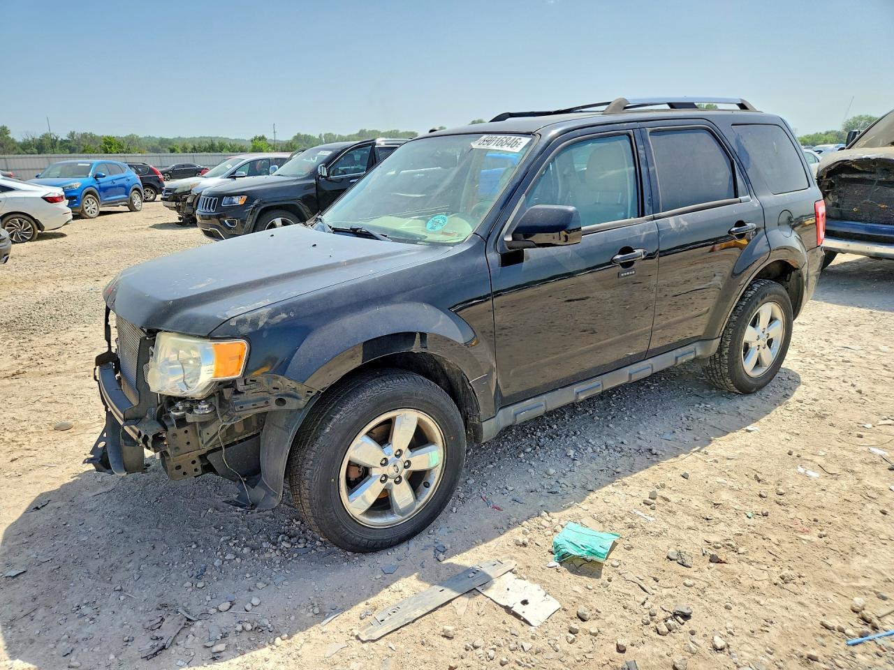 2012 Ford Escape Limited Black vin: 1FMCU9EG3CKA51900