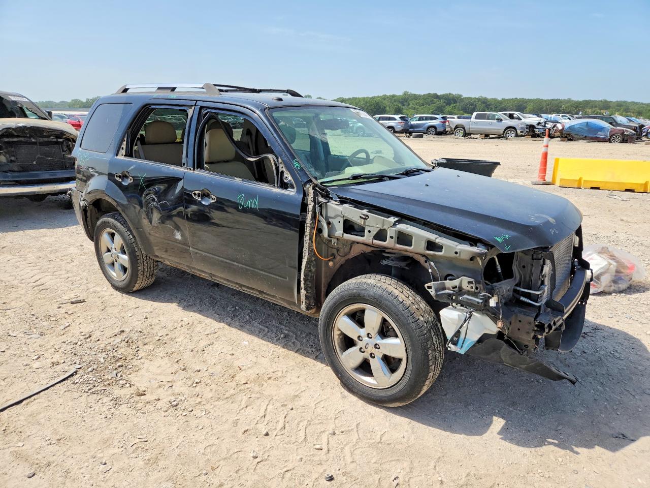 2012 Ford Escape Limited Black vin: 1FMCU9EG3CKA51900