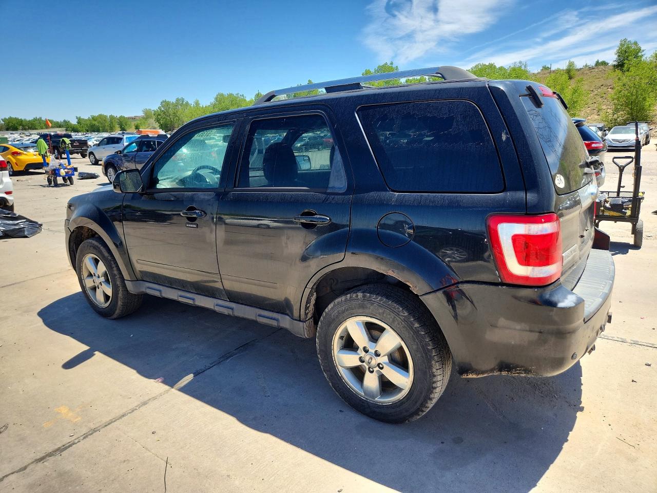 2012 Ford Escape Limited Black vin: 1FMCU9EG3CKB02389