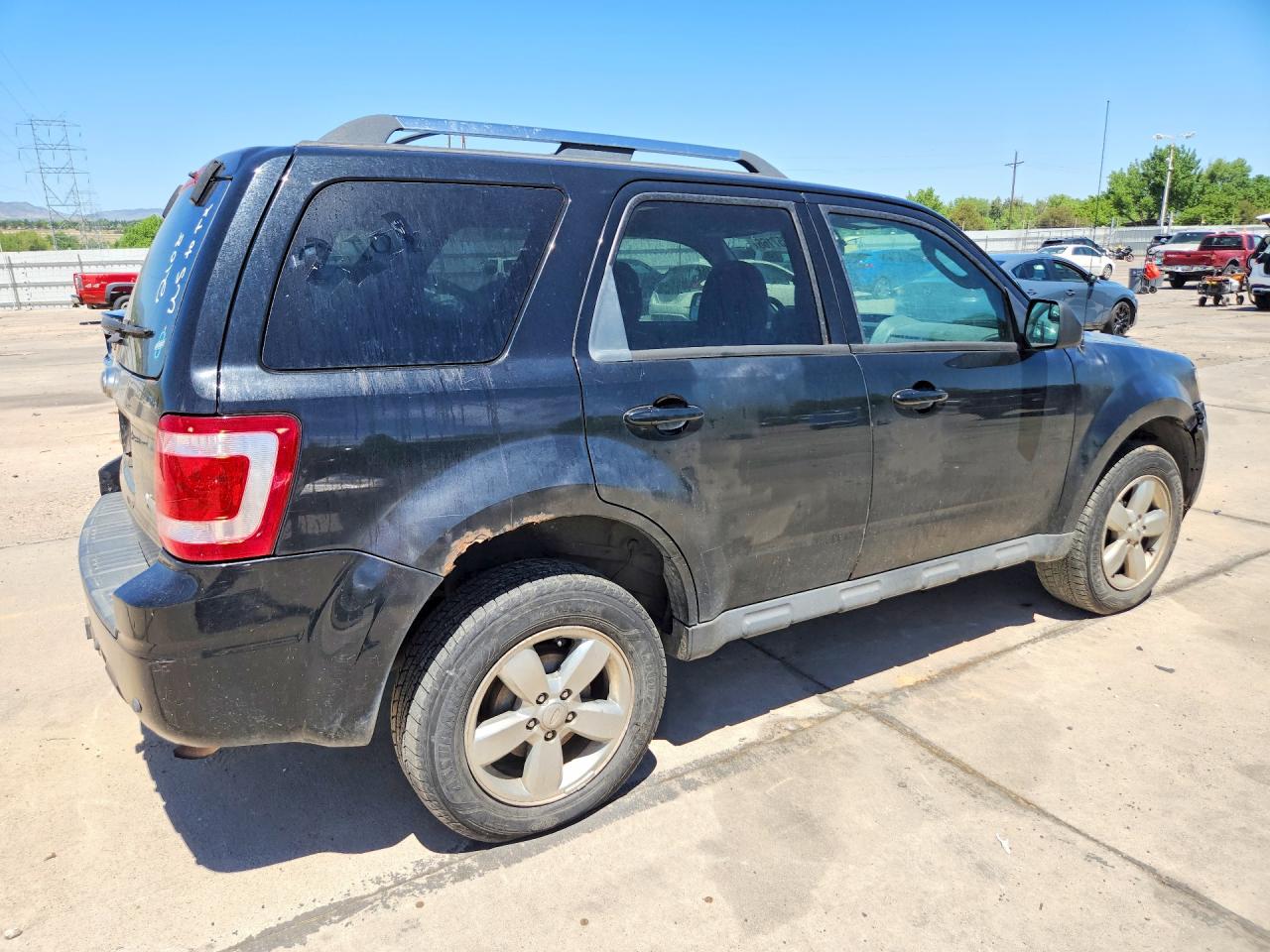 2012 Ford Escape Limited Black vin: 1FMCU9EG3CKB02389