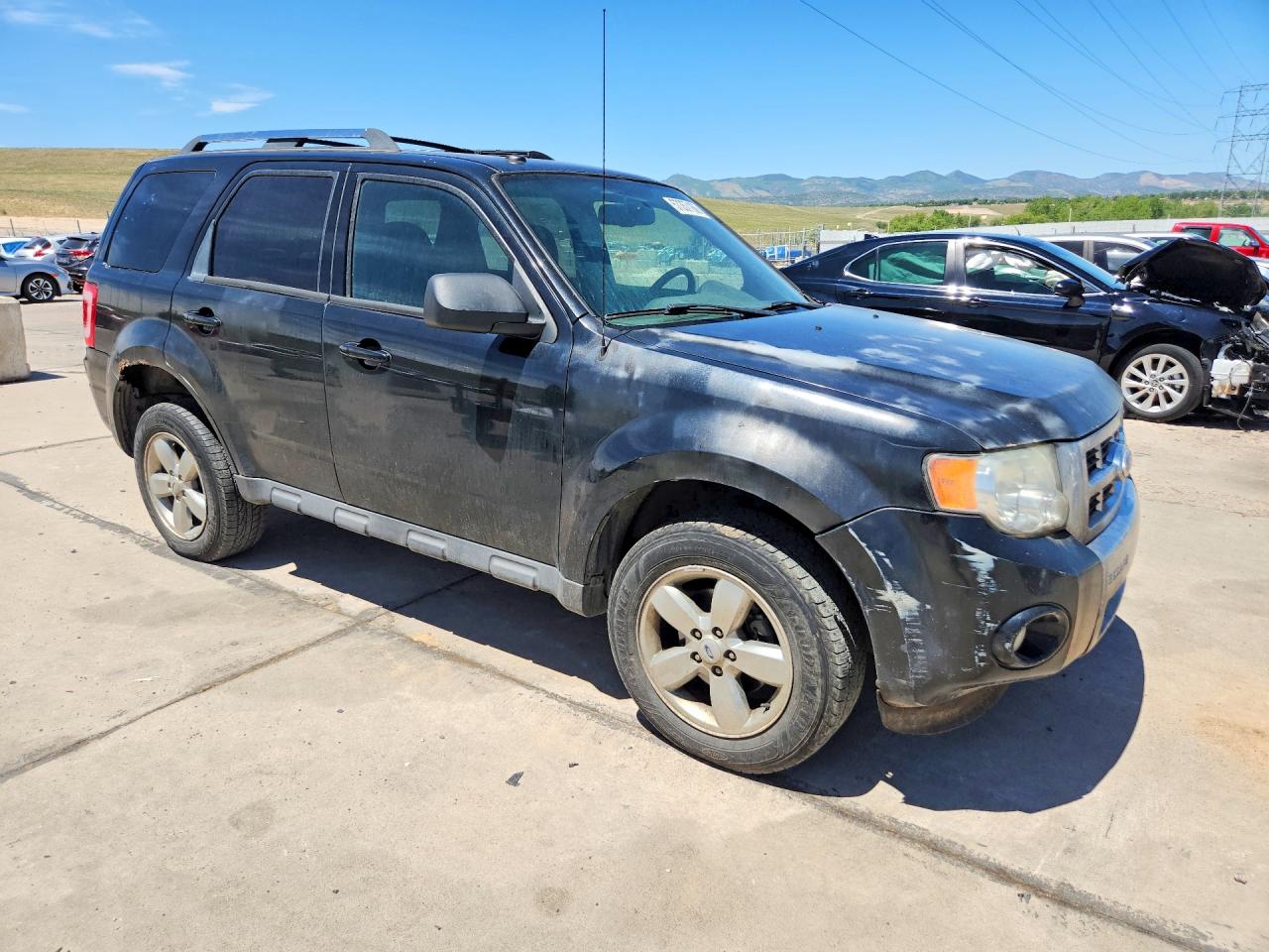 2012 Ford Escape Limited Black vin: 1FMCU9EG3CKB02389