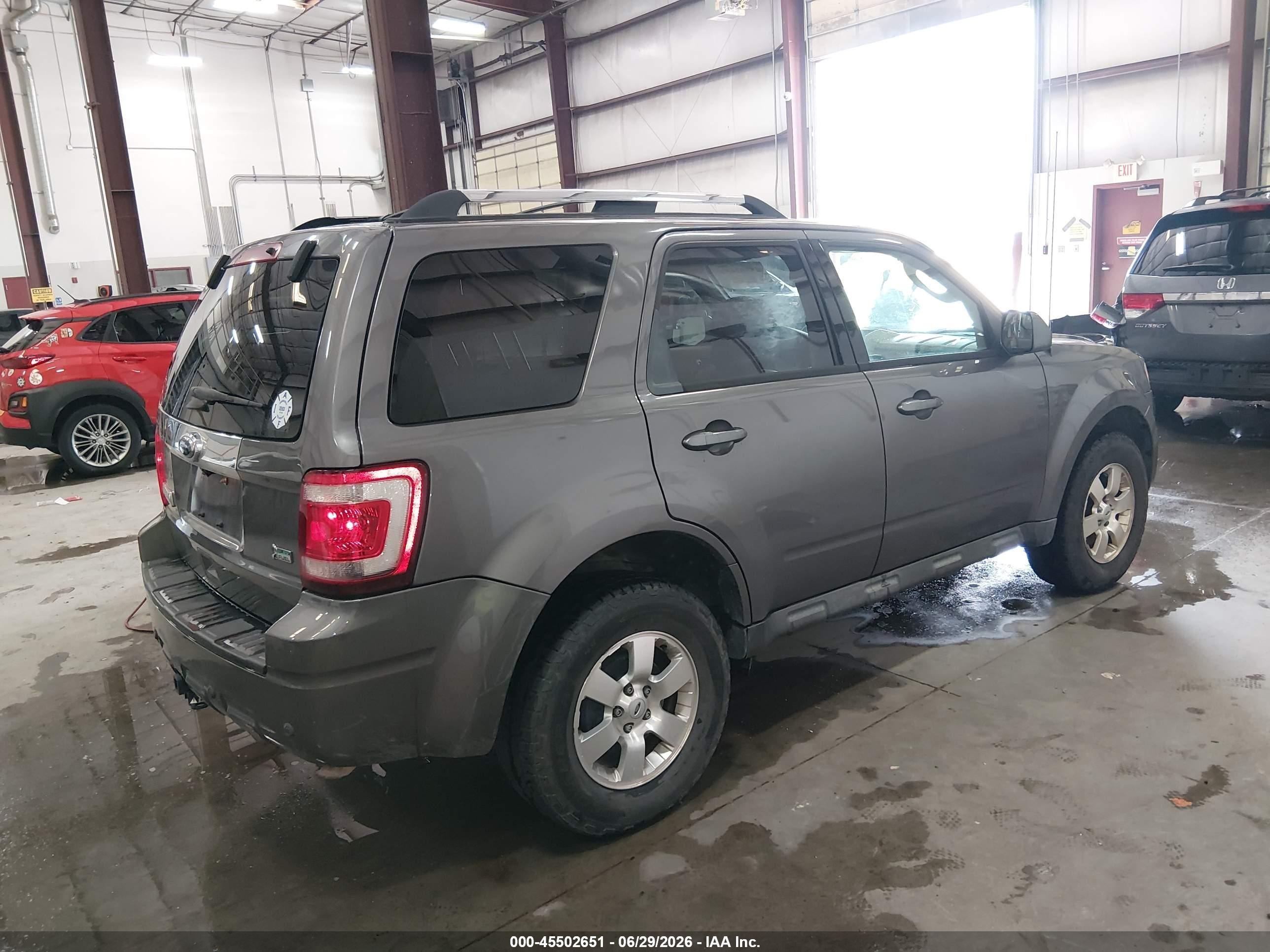 2012 Ford Escape Limited Gray vin: 1FMCU9EG3CKB42150