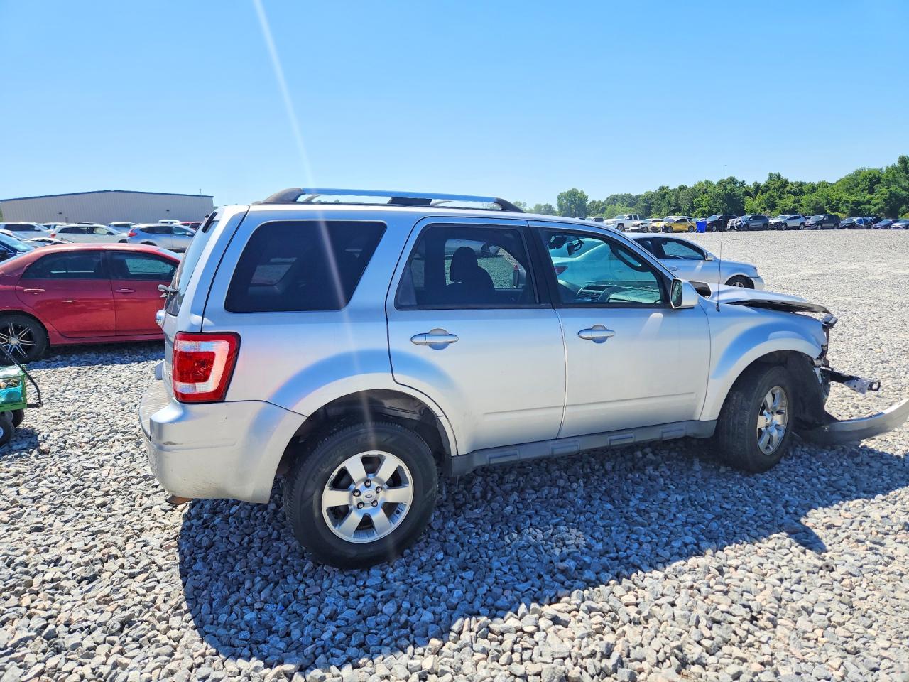 2012 Ford Escape Limited Серебряный vin: 1FMCU9EG3CKB70126