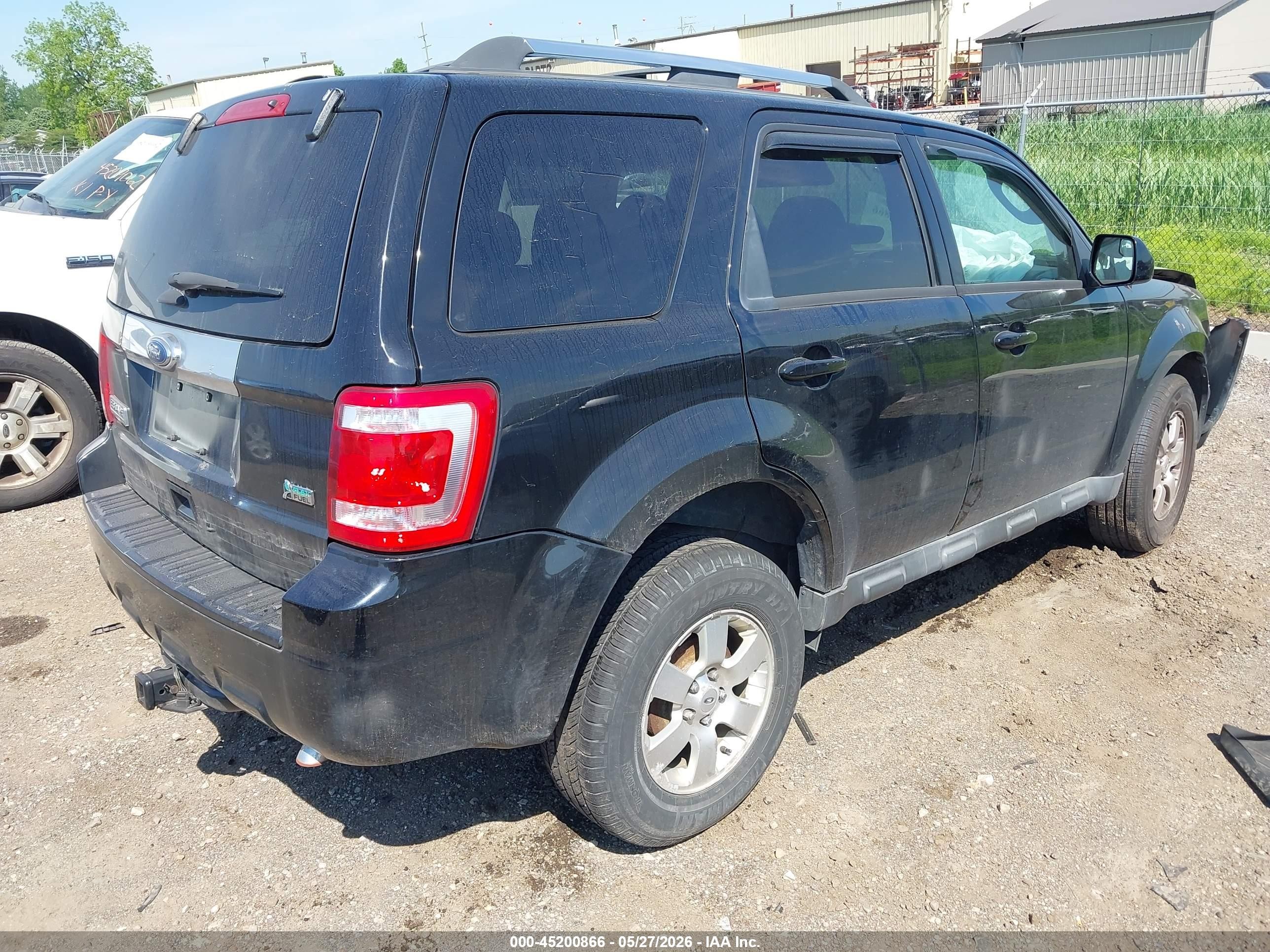 2012 Ford Escape Limited Black vin: 1FMCU9EG3CKB89100