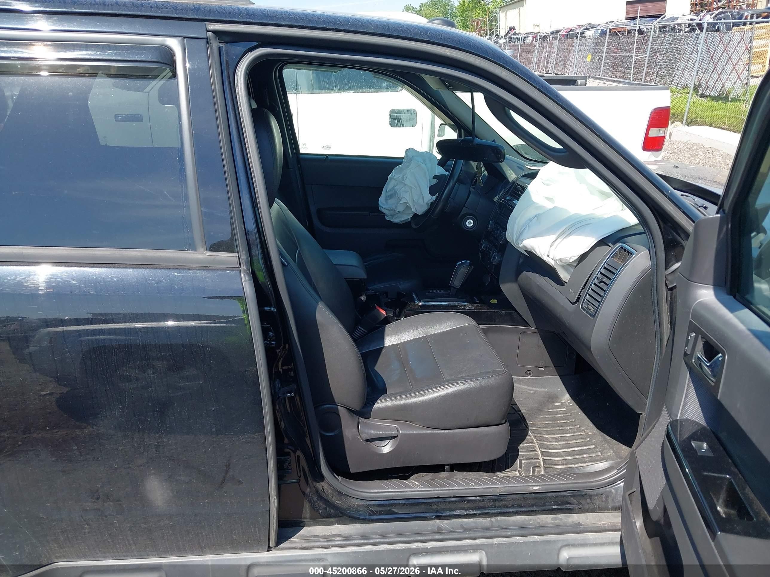 2012 Ford Escape Limited Black vin: 1FMCU9EG3CKB89100