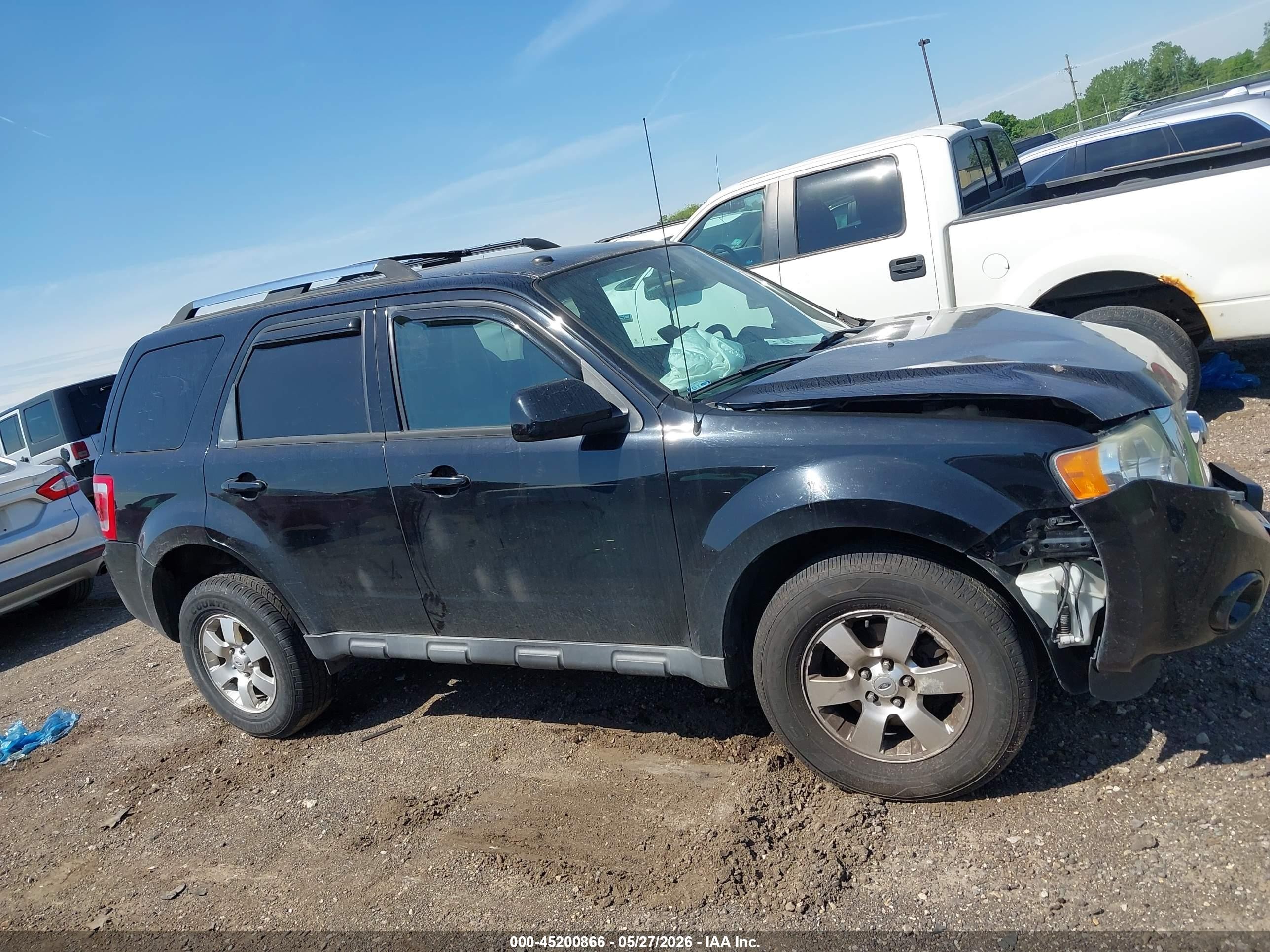2012 Ford Escape Limited Black vin: 1FMCU9EG3CKB89100