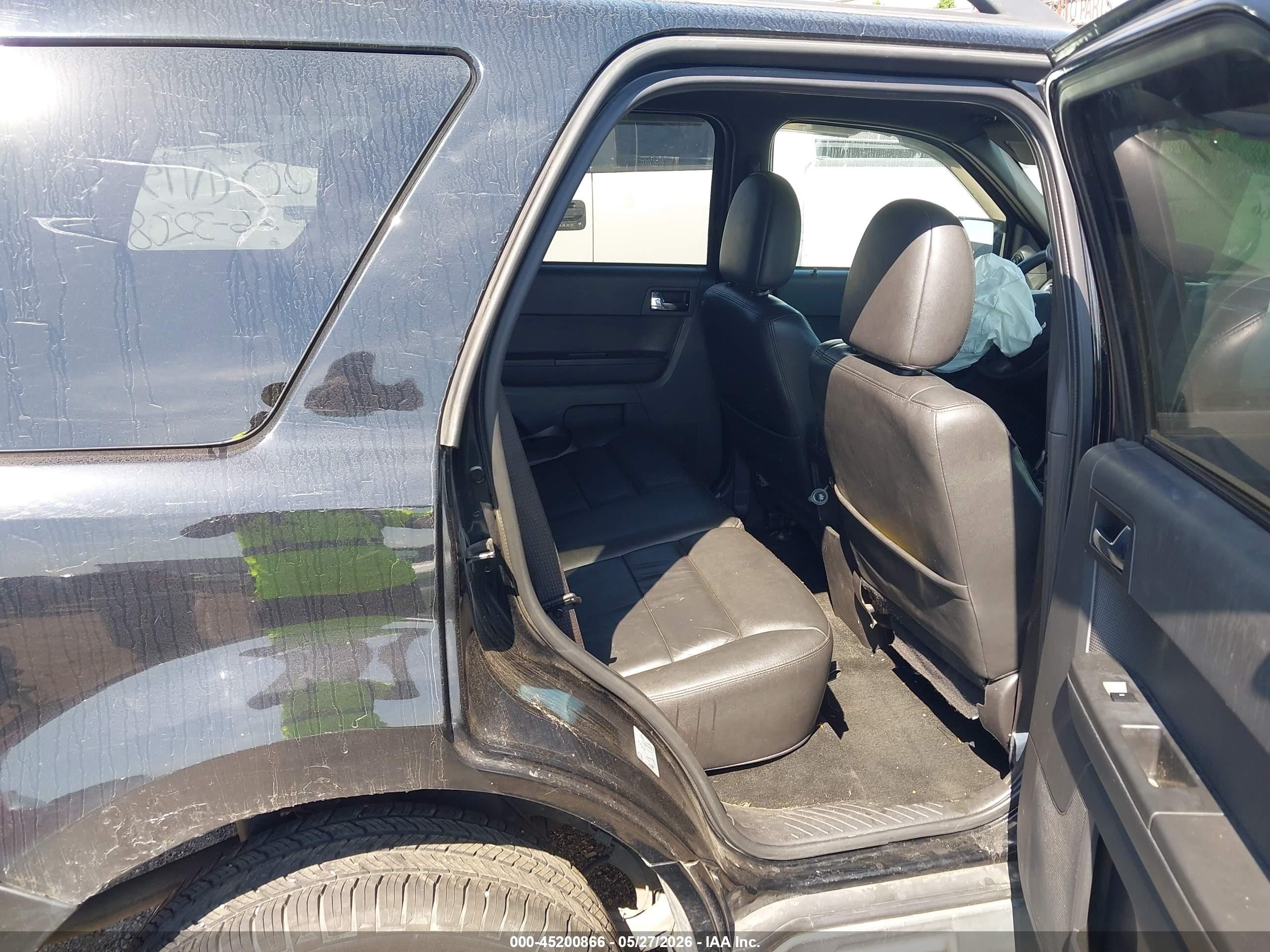 2012 Ford Escape Limited Black vin: 1FMCU9EG3CKB89100