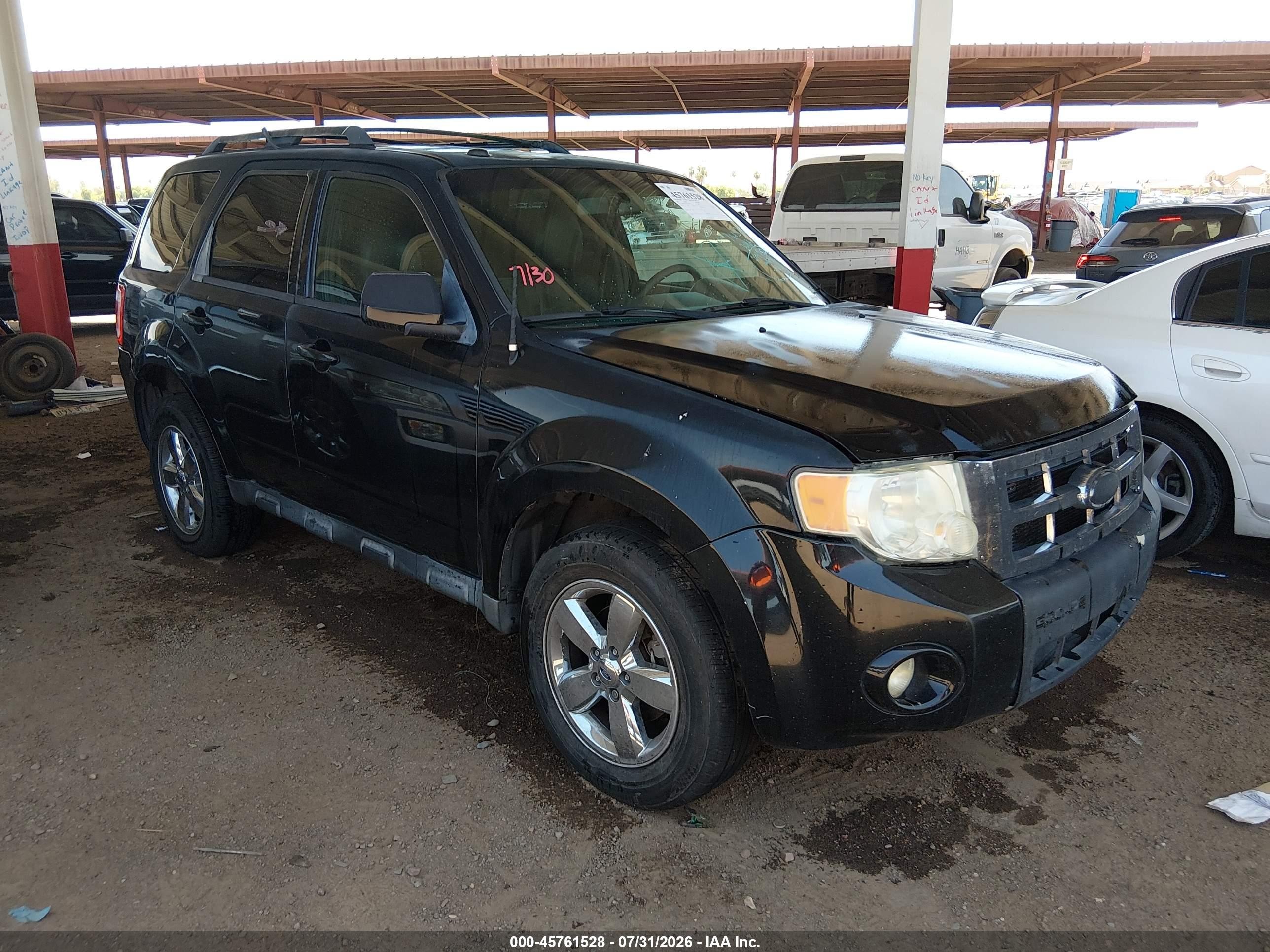 2012 Ford Escape Limited Black vin: 1FMCU9EG3CKB91946