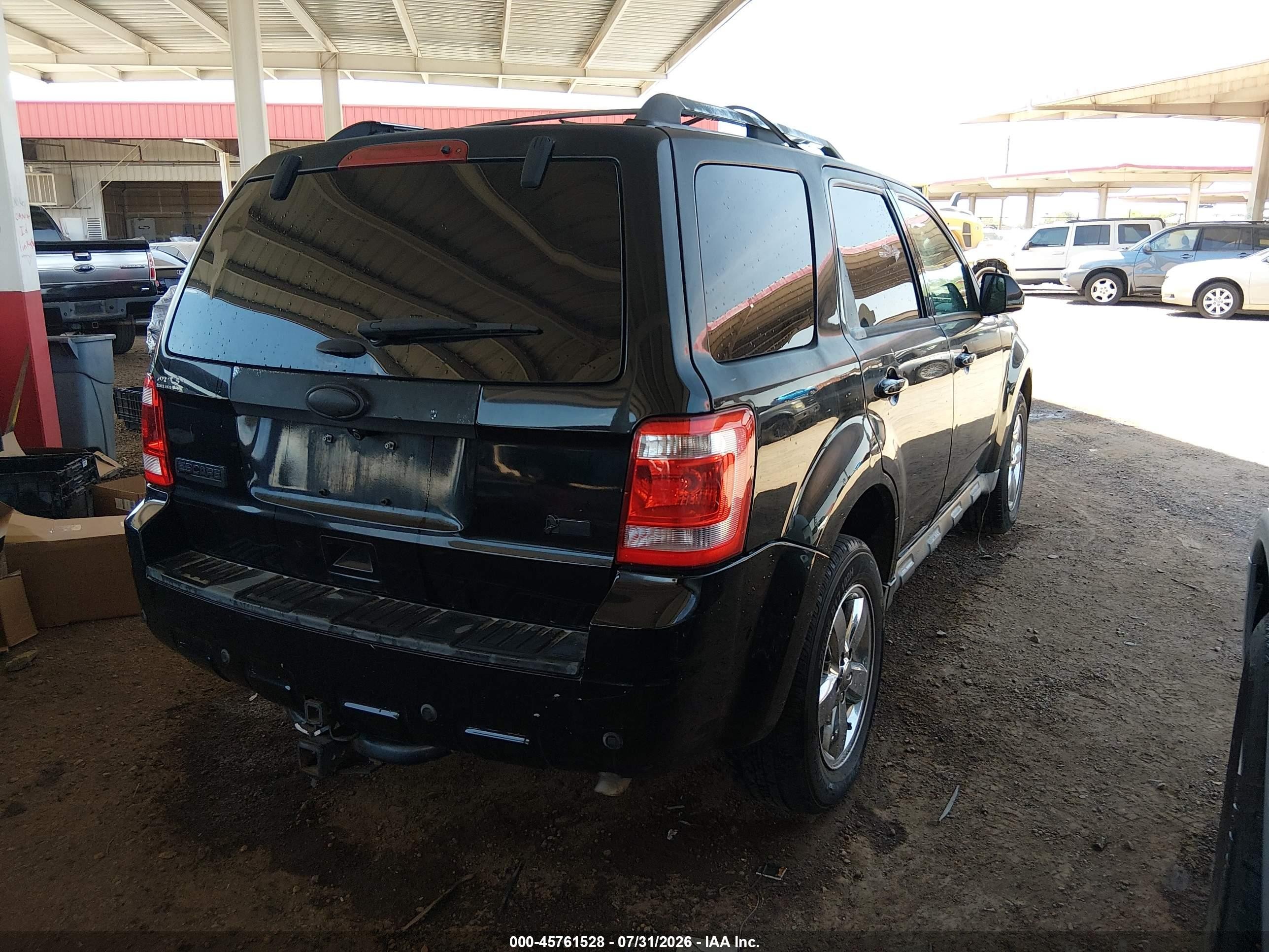 2012 Ford Escape Limited Black vin: 1FMCU9EG3CKB91946