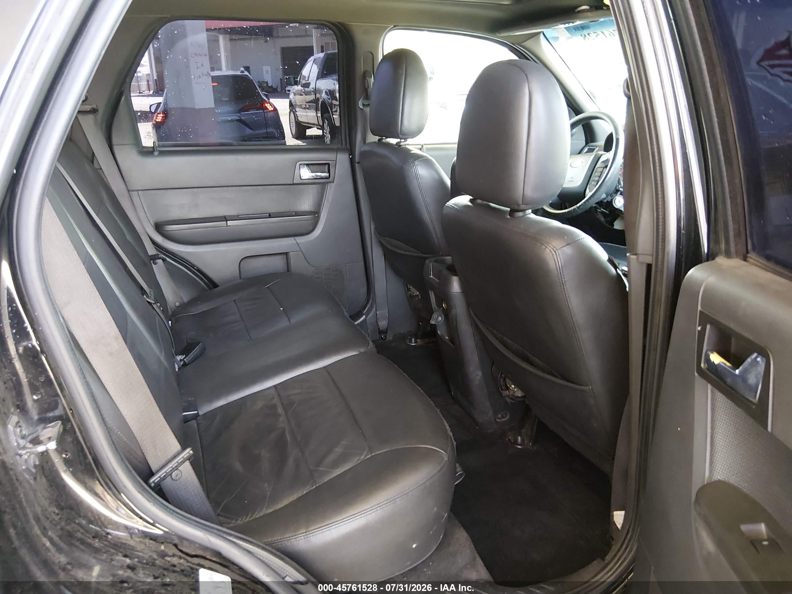2012 Ford Escape Limited Black vin: 1FMCU9EG3CKB91946