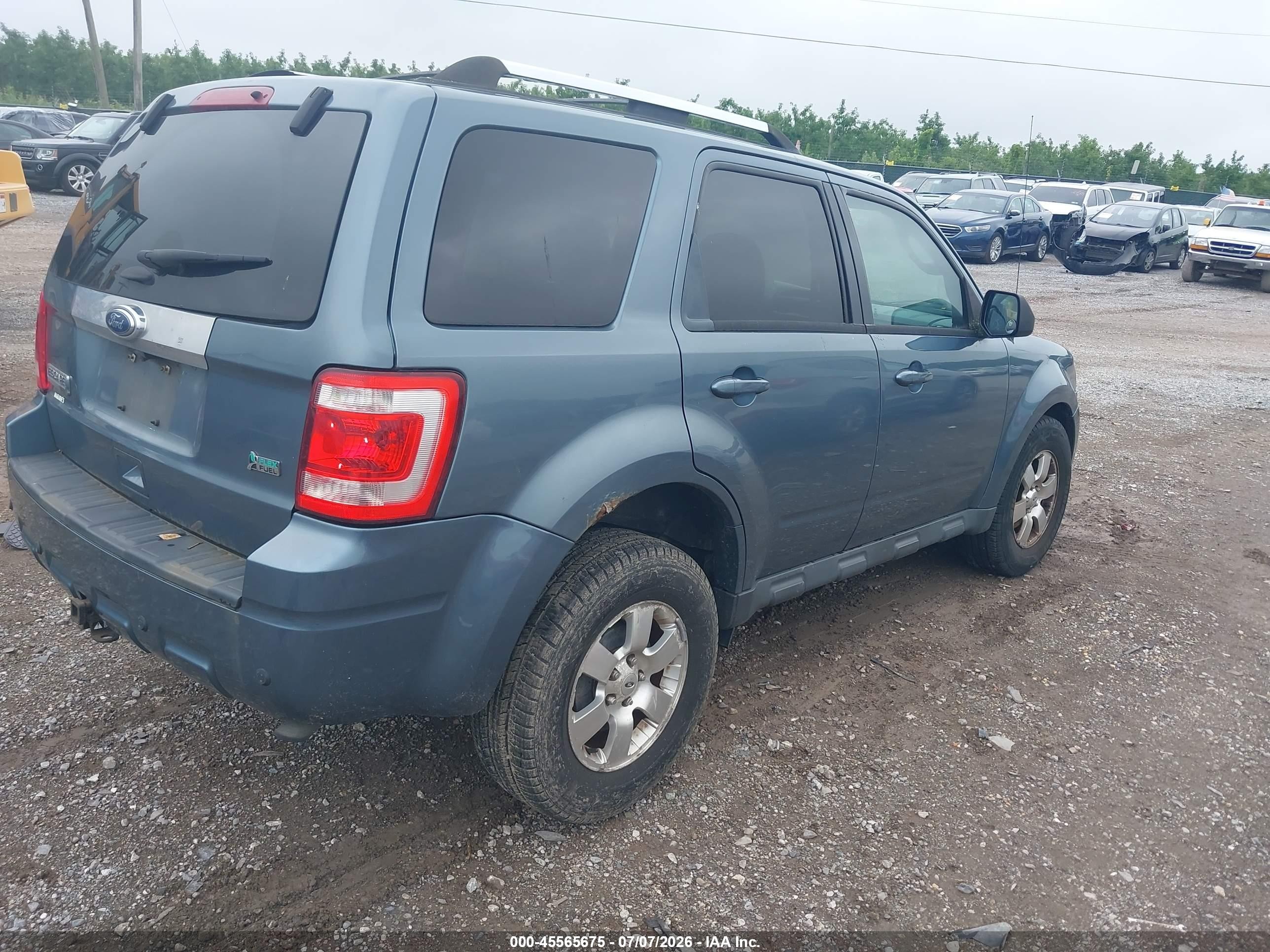 2012 Ford Escape Limited Синий vin: 1FMCU9EG3CKC35556