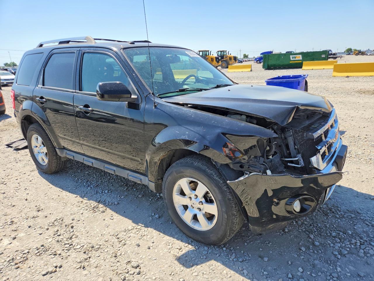 2012 Ford Escape Limited Black vin: 1FMCU9EG3CKC44368