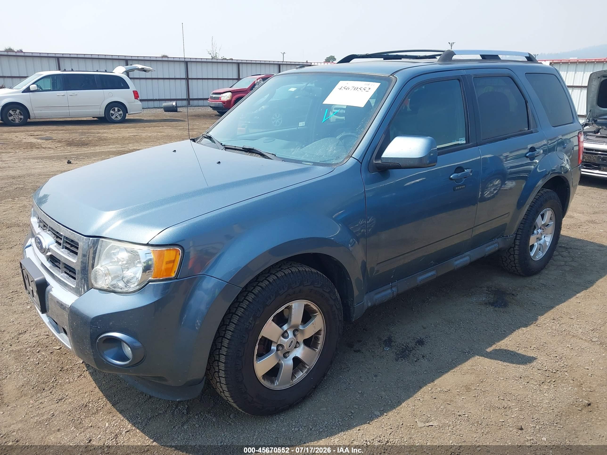 2011 Ford Escape Limited Blue vin: 1FMCU9EG4BKB14680