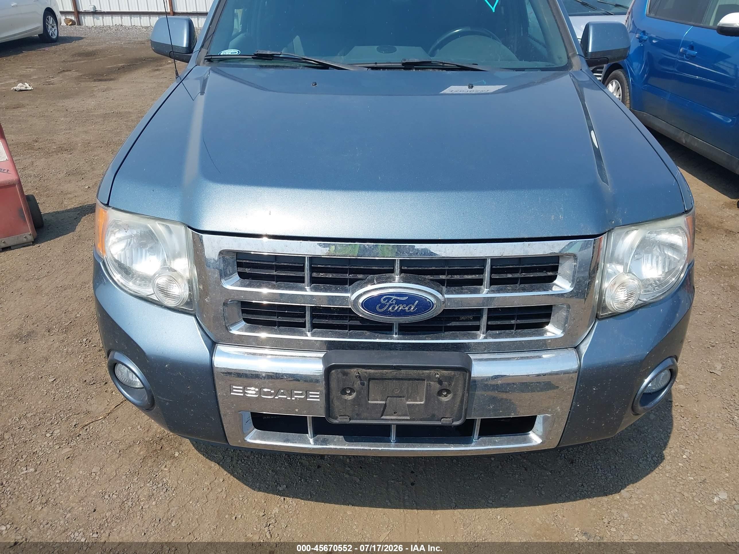 2011 Ford Escape Limited Blue vin: 1FMCU9EG4BKB14680