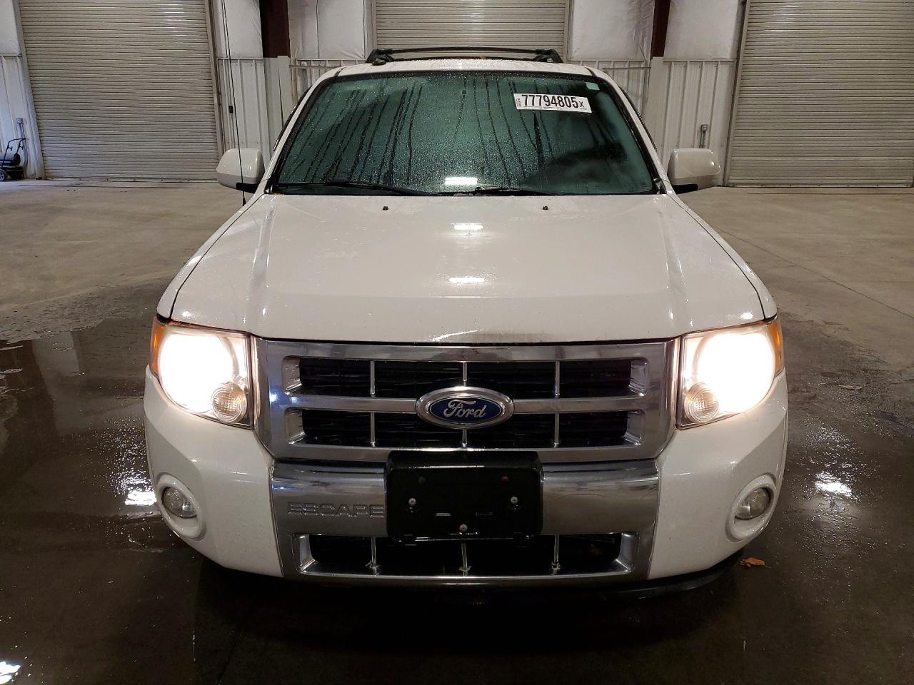 2011 Ford Escape Limited White vin: 1FMCU9EG4BKB65323