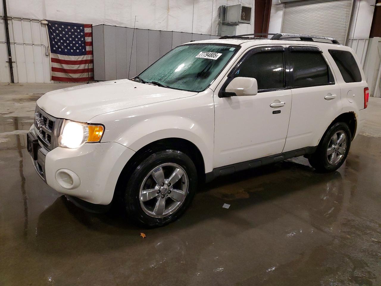 2011 Ford Escape Limited White vin: 1FMCU9EG4BKB65323