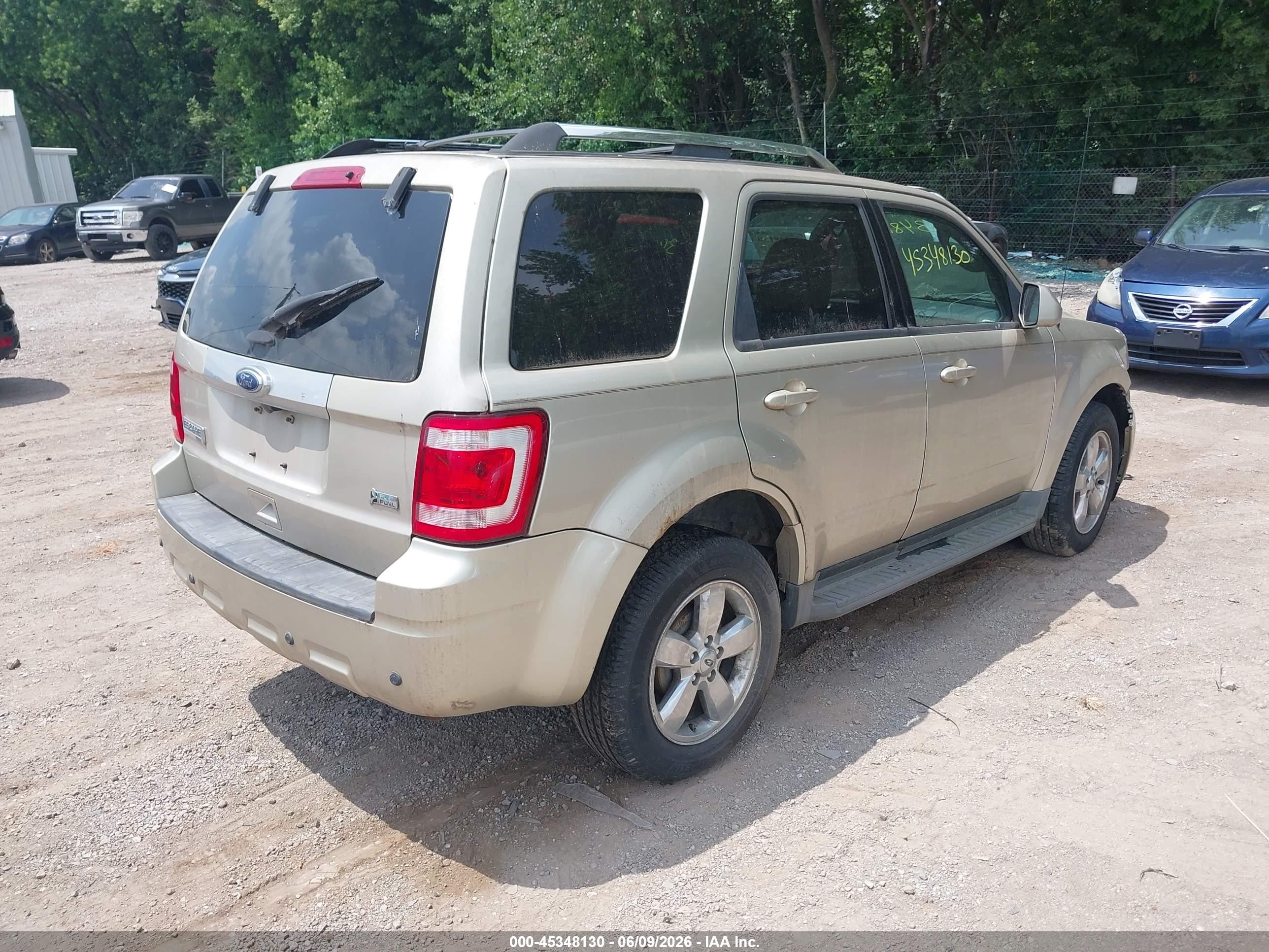 2011 Ford Escape Limited Beige vin: 1FMCU9EG4BKC28954