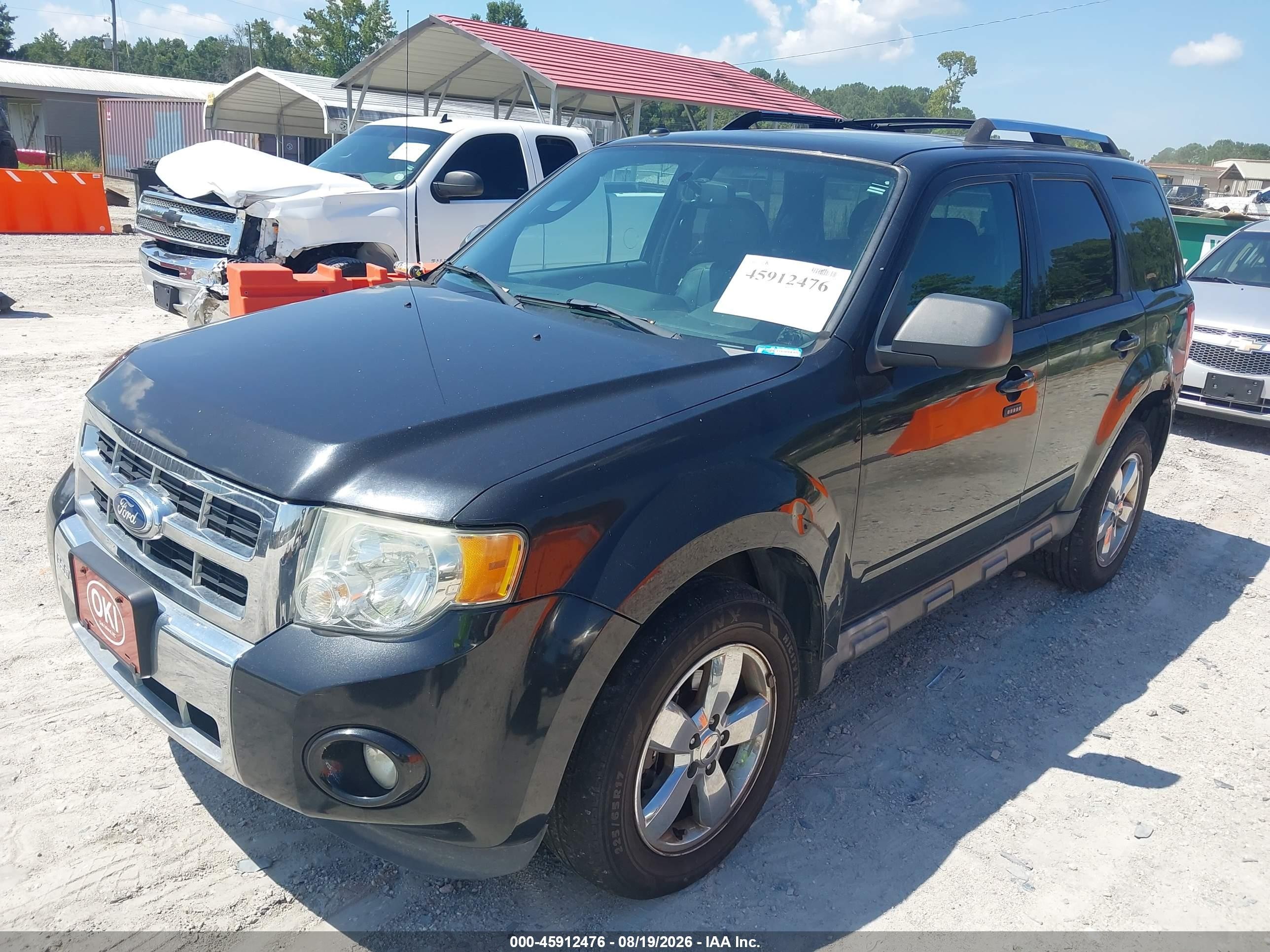 2011 Ford Escape Limited Черный vin: 1FMCU9EG4BKC46452
