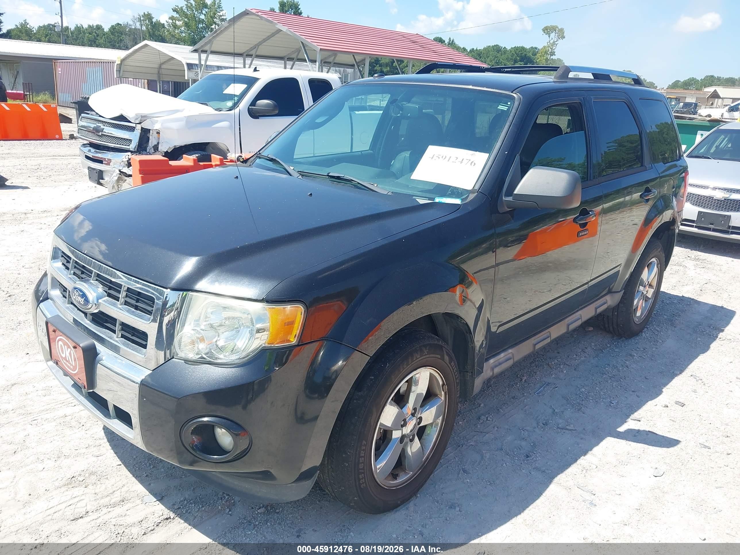2011 Ford Escape Limited Черный vin: 1FMCU9EG4BKC46452