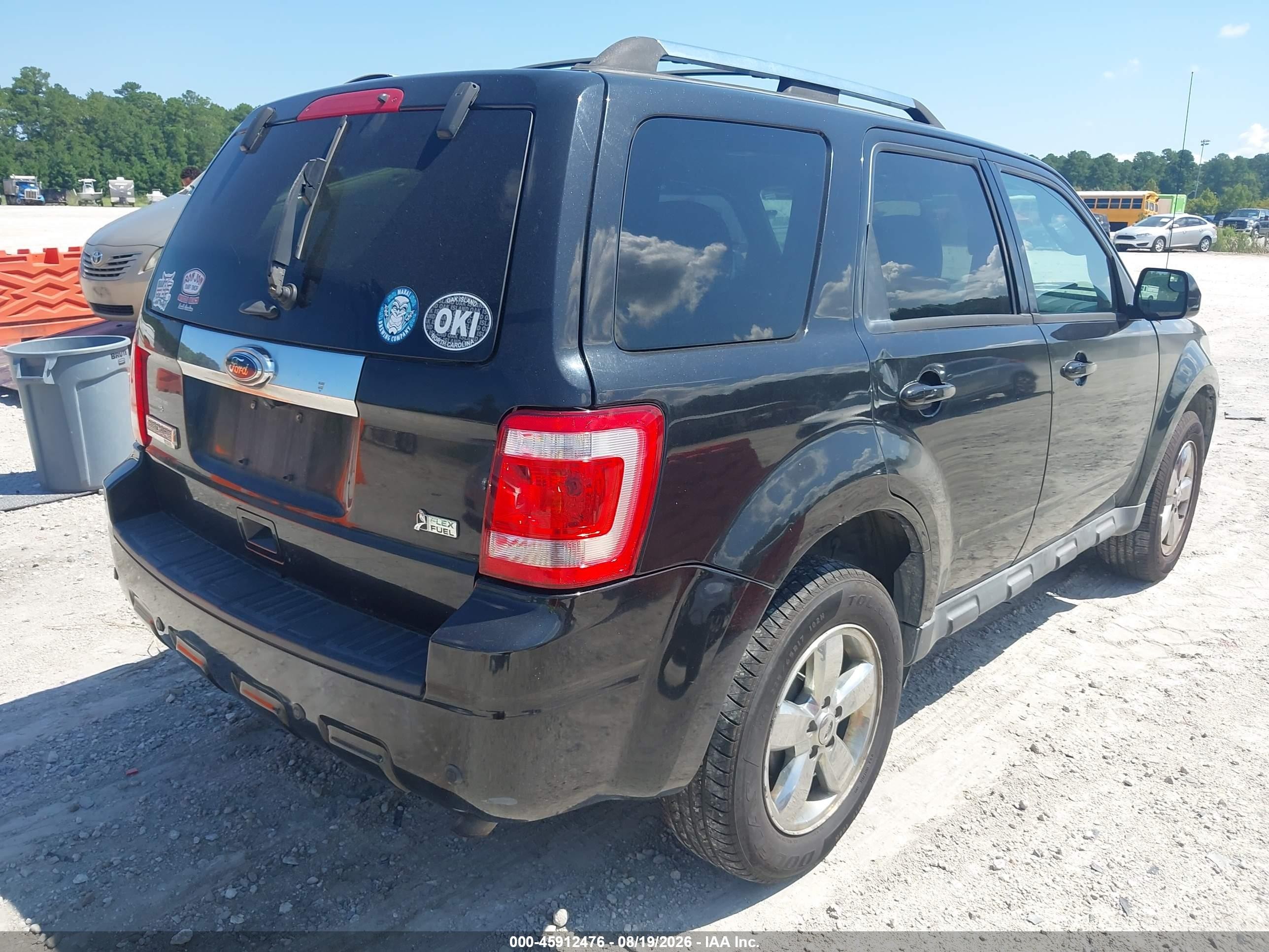 2011 Ford Escape Limited Черный vin: 1FMCU9EG4BKC46452