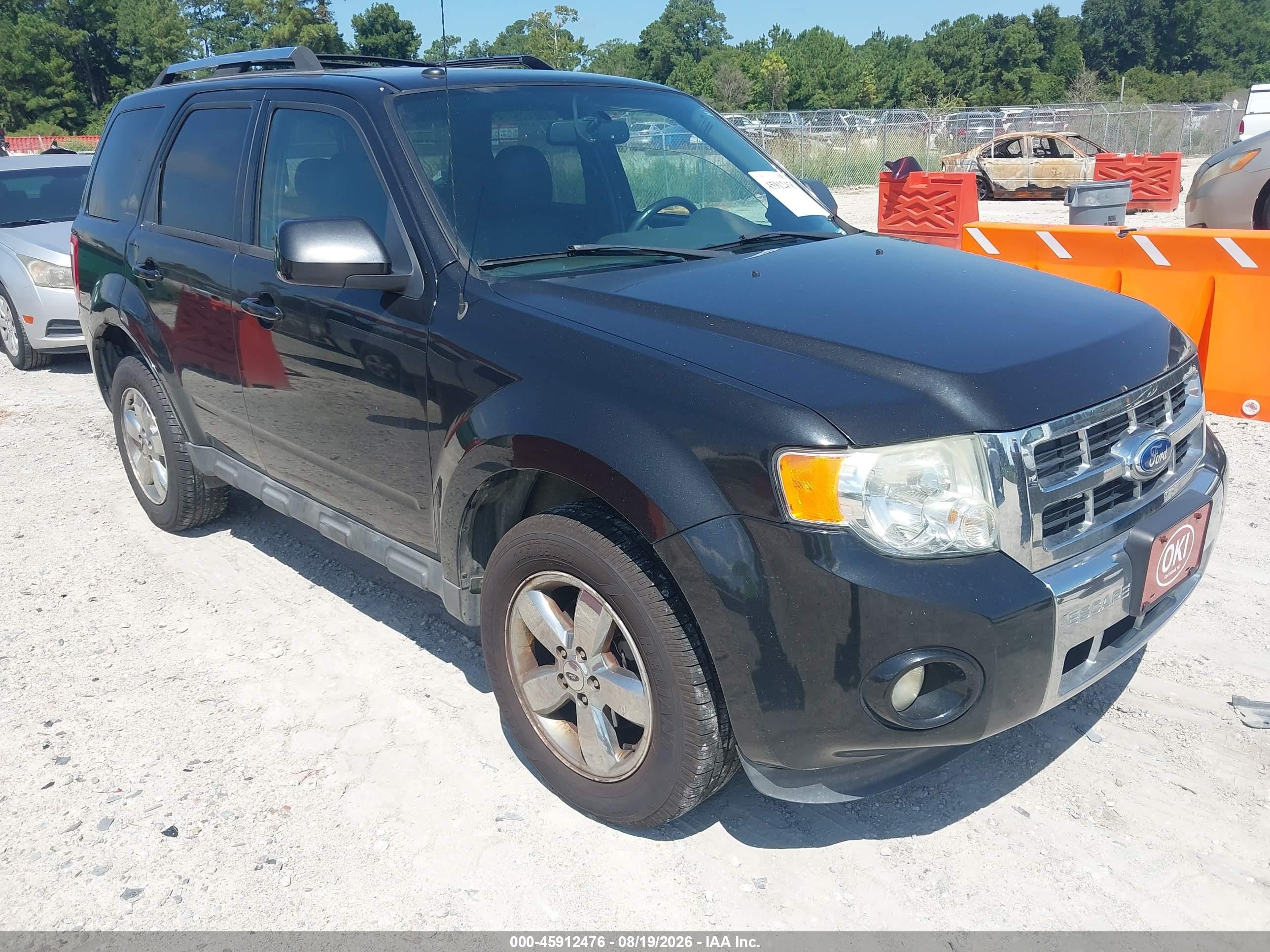 2011 Ford Escape Limited Черный vin: 1FMCU9EG4BKC46452