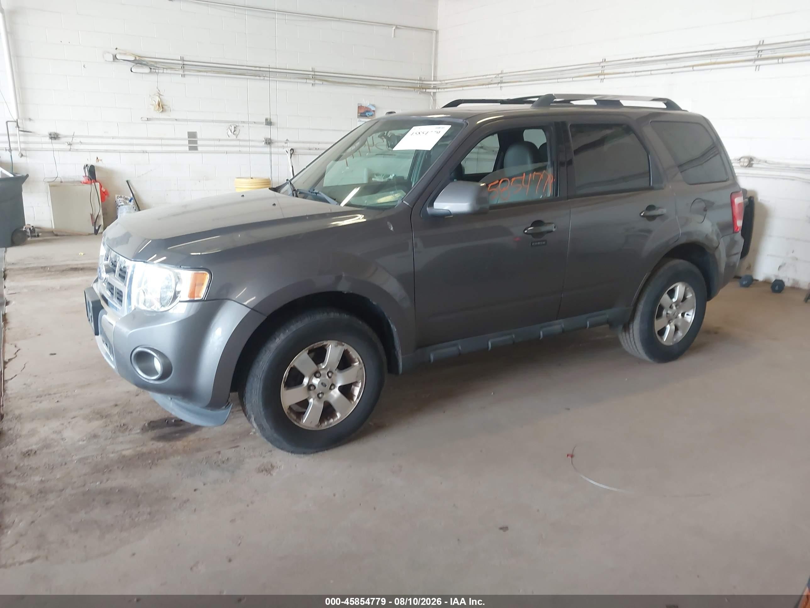 2011 Ford Escape Limited Серый vin: 1FMCU9EG4BKC49173