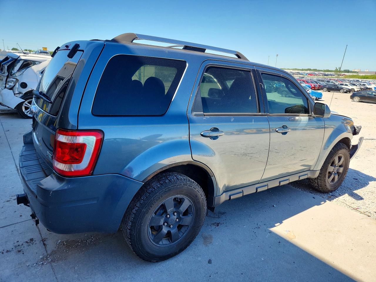 2012 Ford Escape Limited Синий vin: 1FMCU9EG4CKA08392