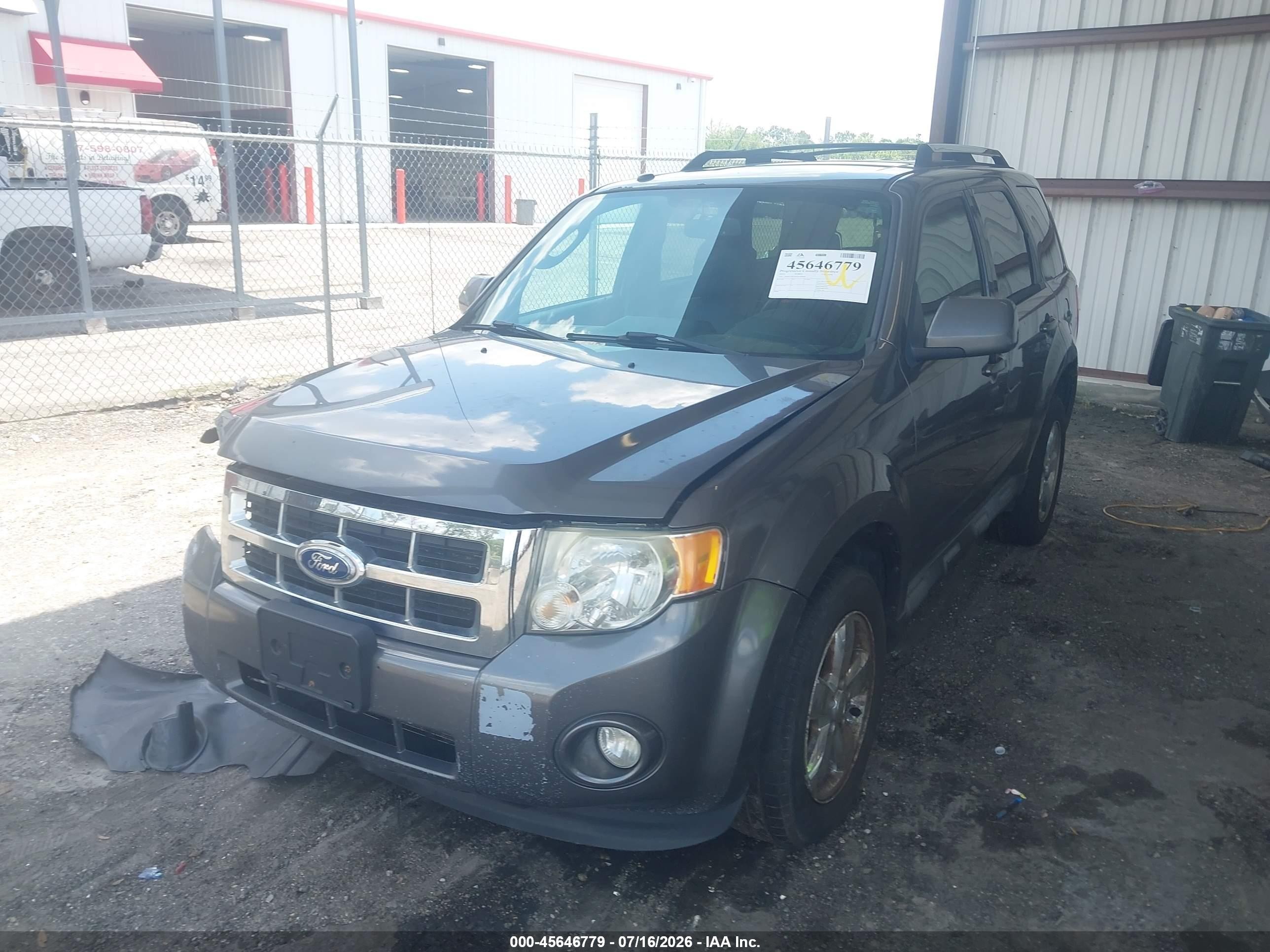 2012 Ford Escape Limited Gray vin: 1FMCU9EG4CKA40646