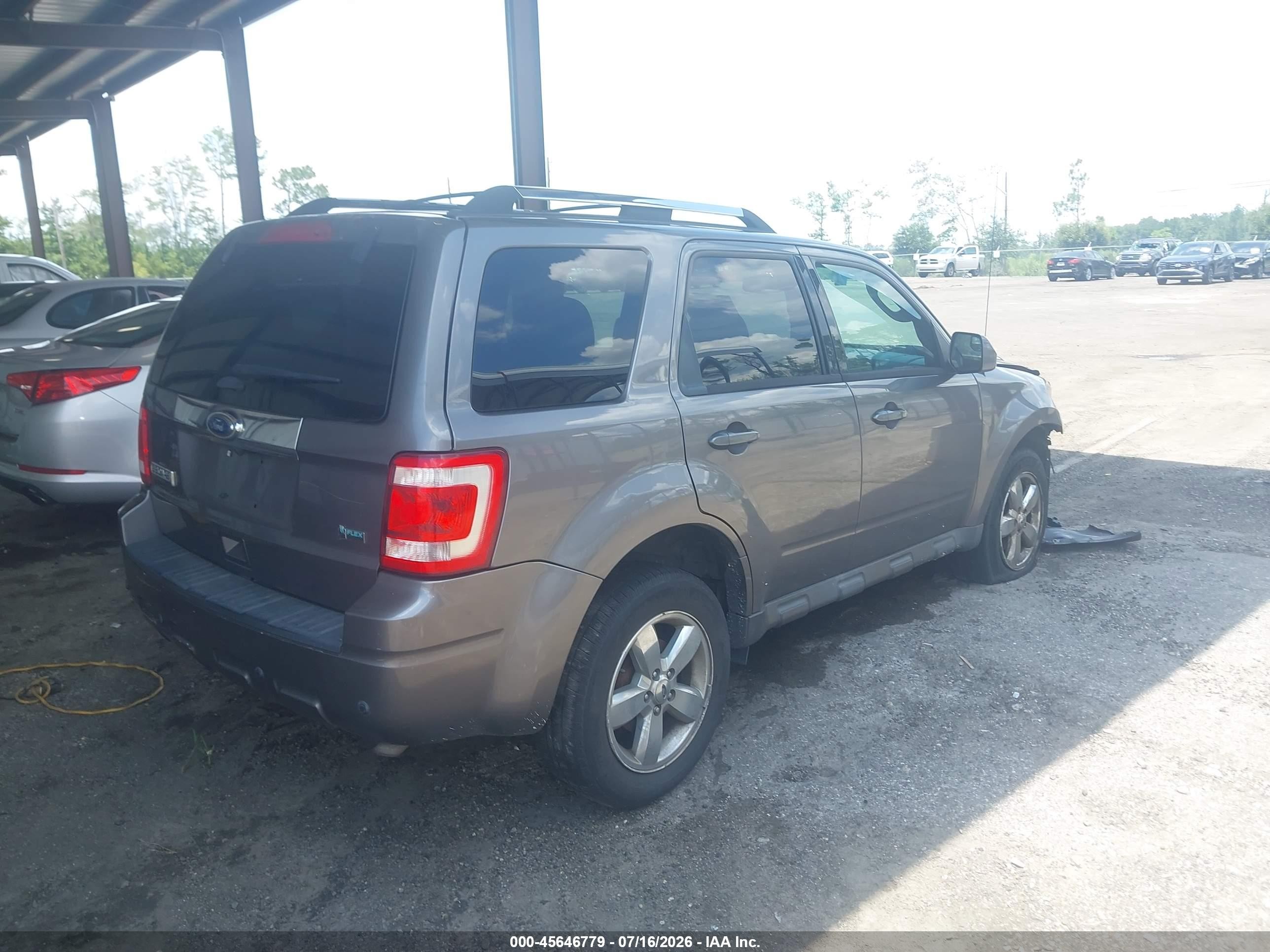 2012 Ford Escape Limited Gray vin: 1FMCU9EG4CKA40646
