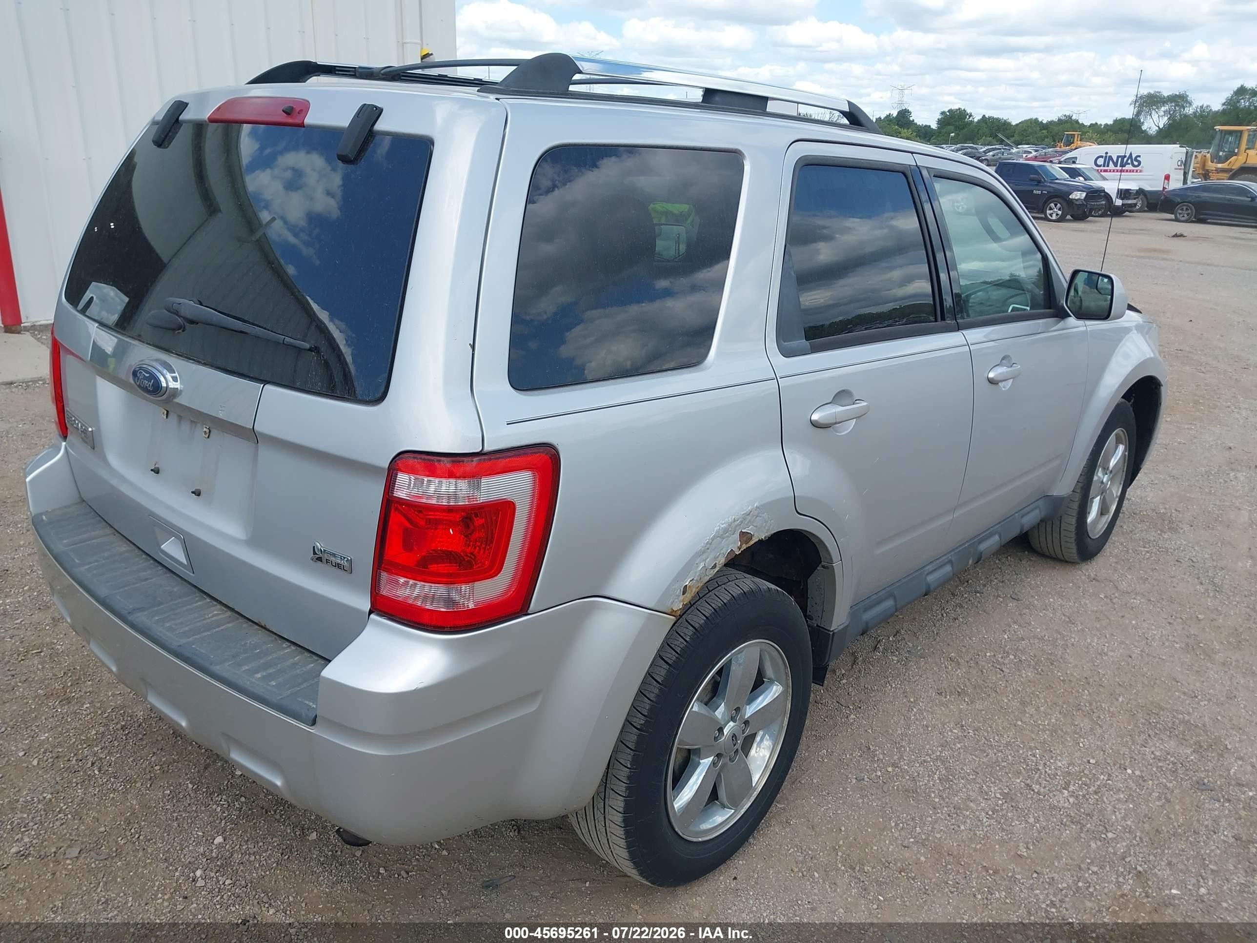2012 Ford Escape Limited Серебряный vin: 1FMCU9EG4CKA72464