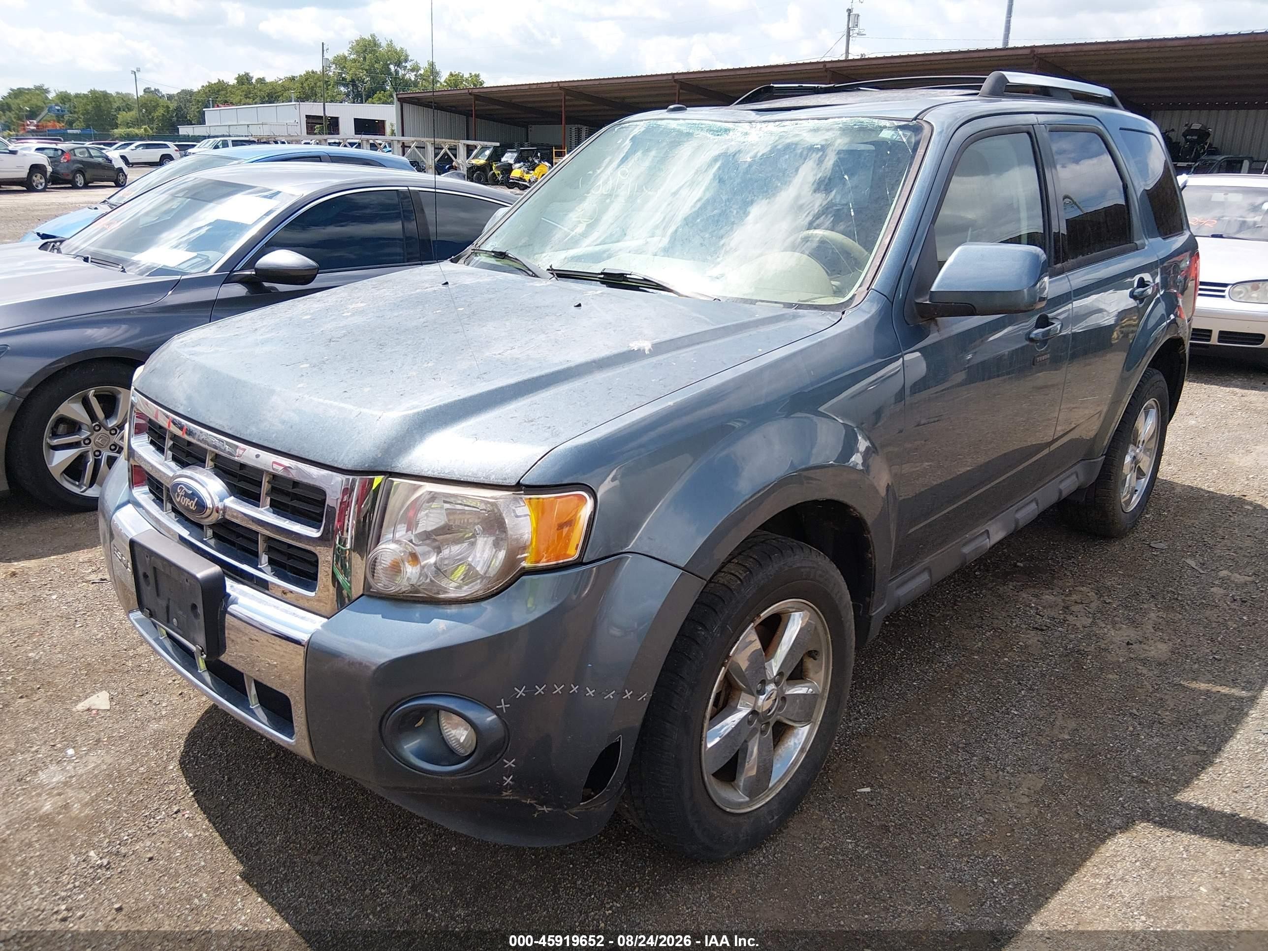 2012 Ford Escape Limited Blue vin: 1FMCU9EG4CKB40360
