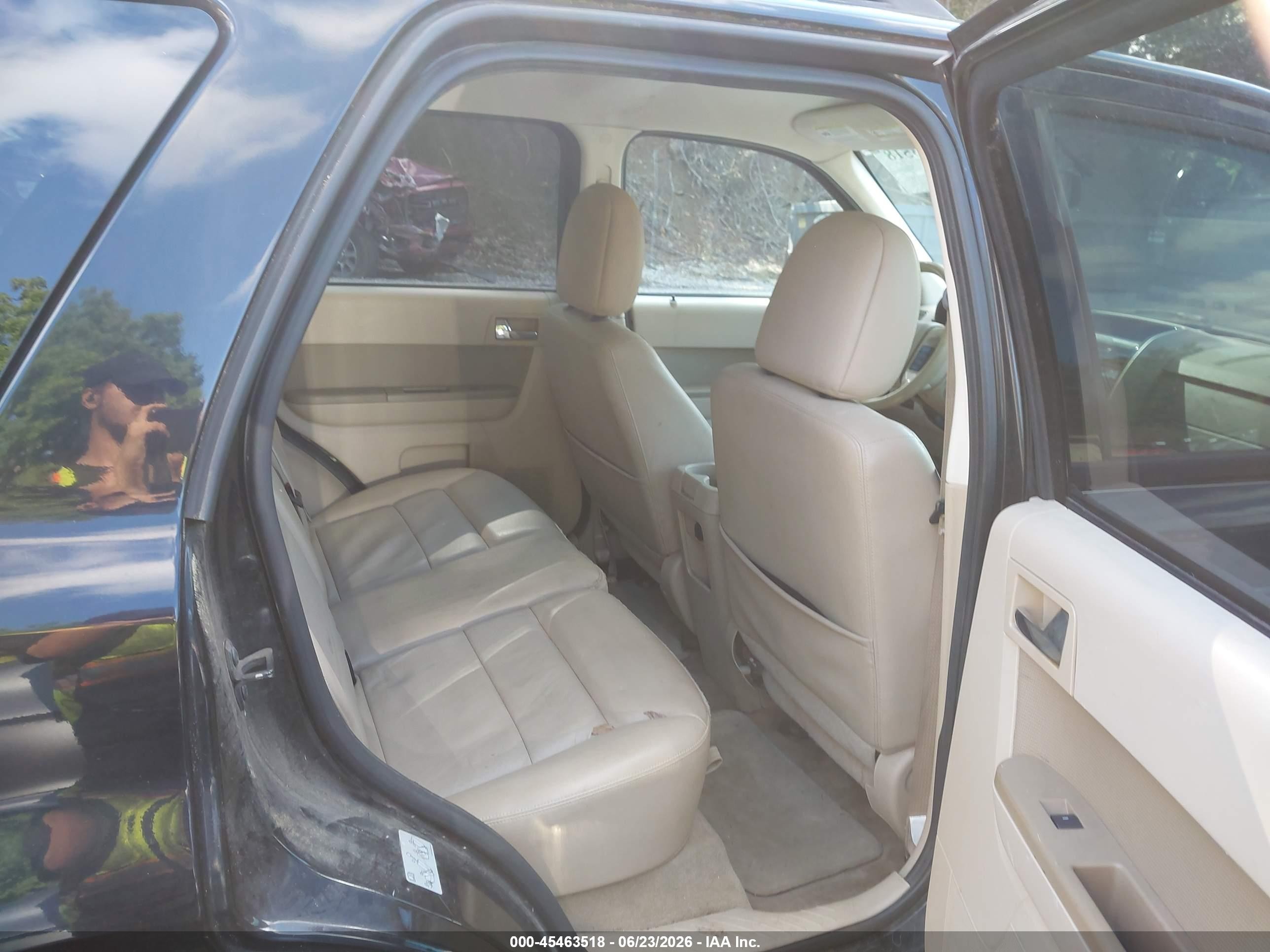 2012 Ford Escape Limited Black vin: 1FMCU9EG4CKB83600