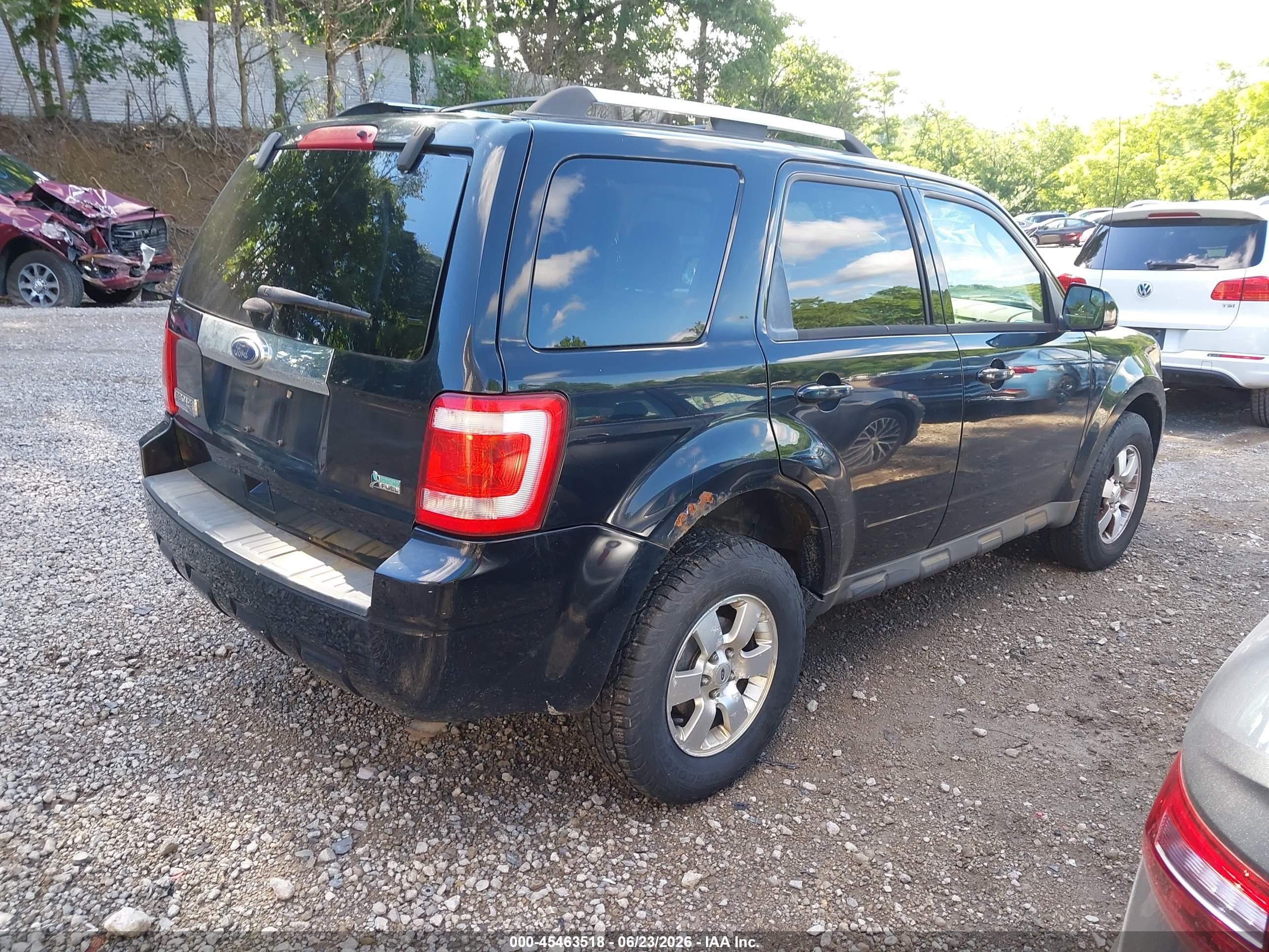 2012 Ford Escape Limited Black vin: 1FMCU9EG4CKB83600
