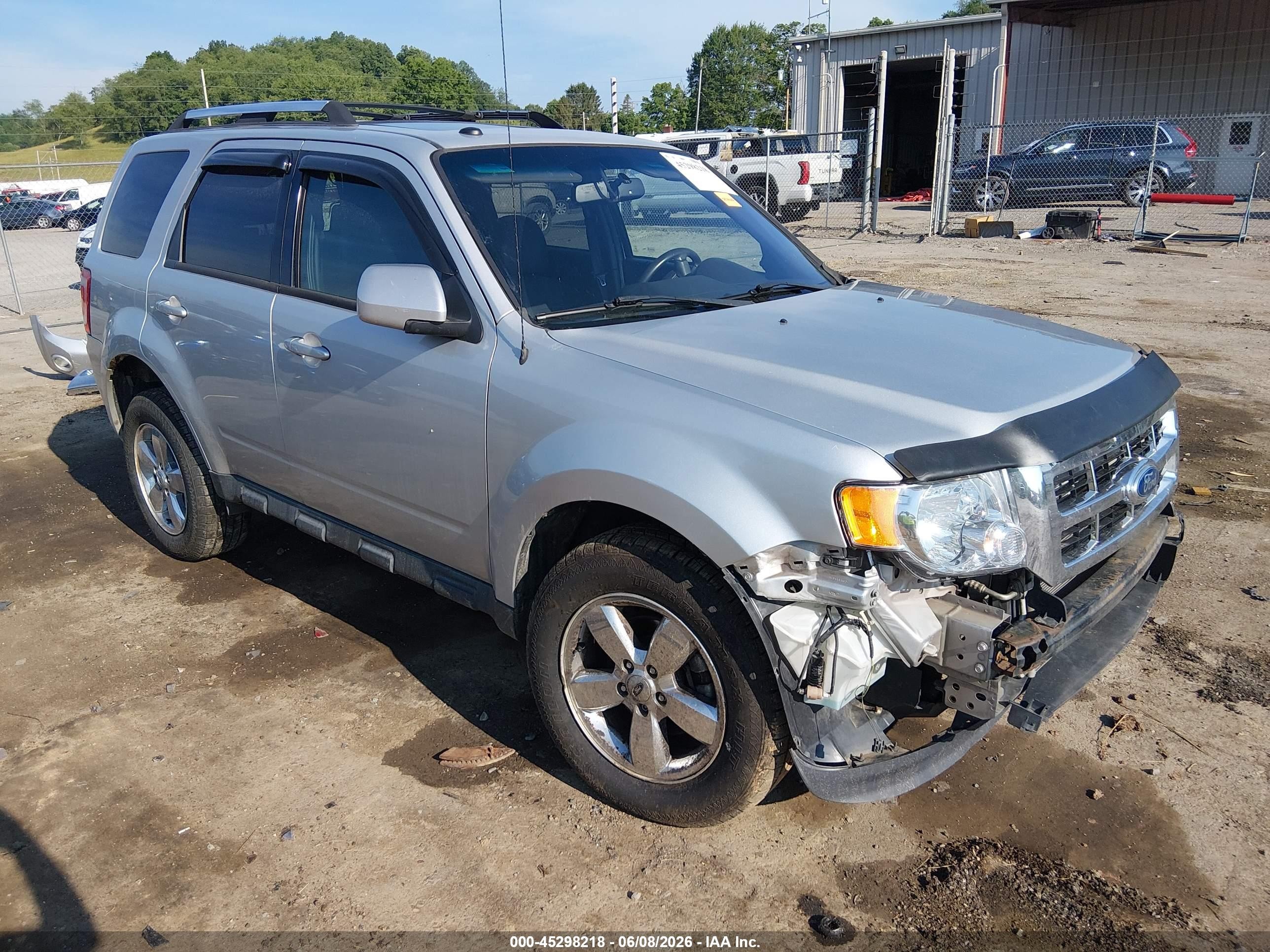 2012 Ford Escape Limited Silver vin: 1FMCU9EG4CKB89574