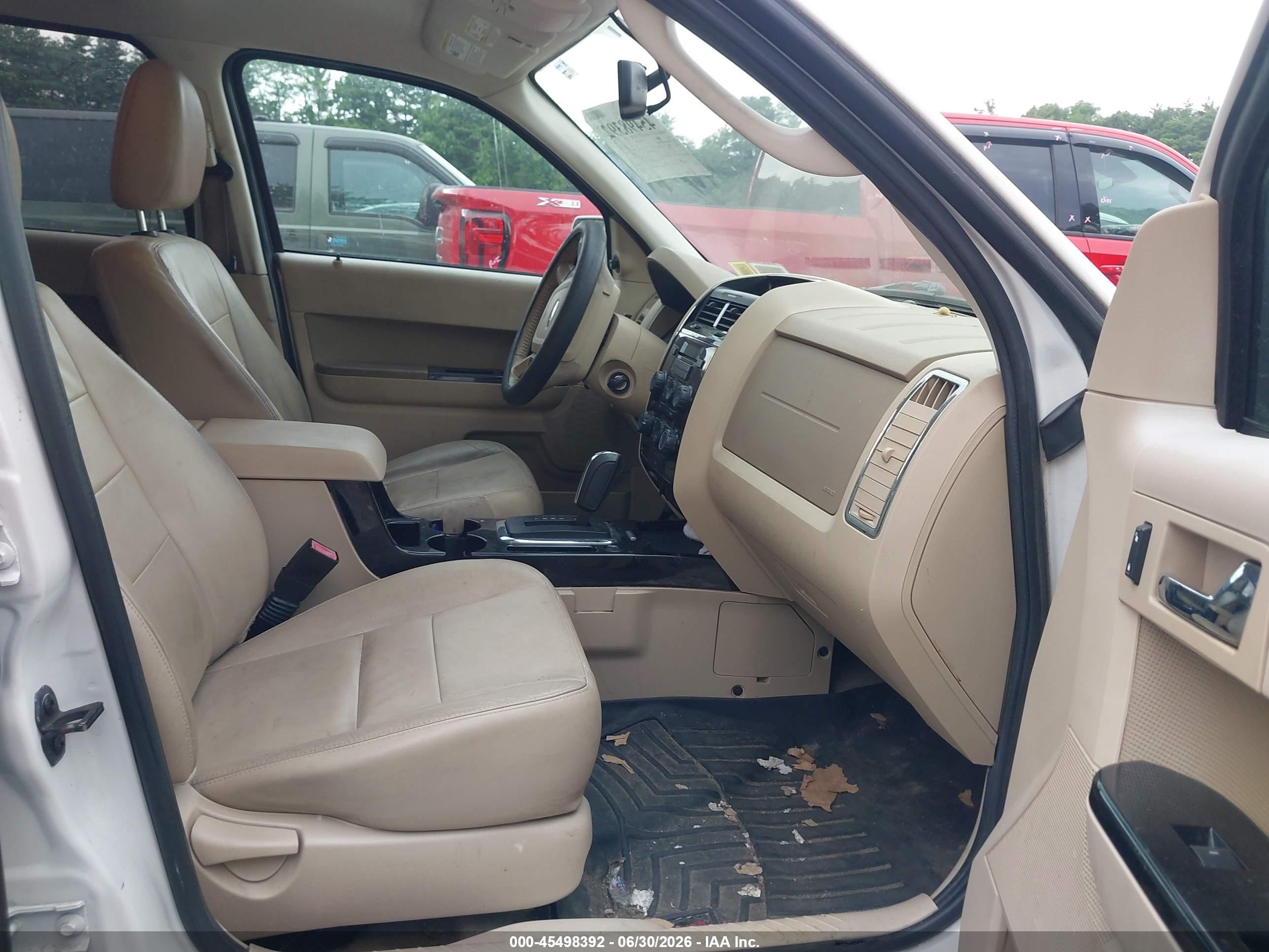 2012 Ford Escape Limited White vin: 1FMCU9EG4CKB98968