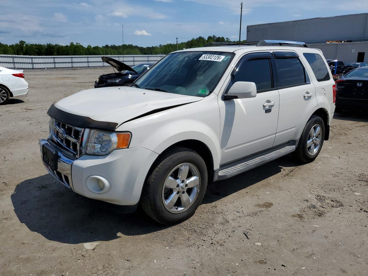 2010 Ford Escape Limited White vin: 1FMCU9EG5AKC26385