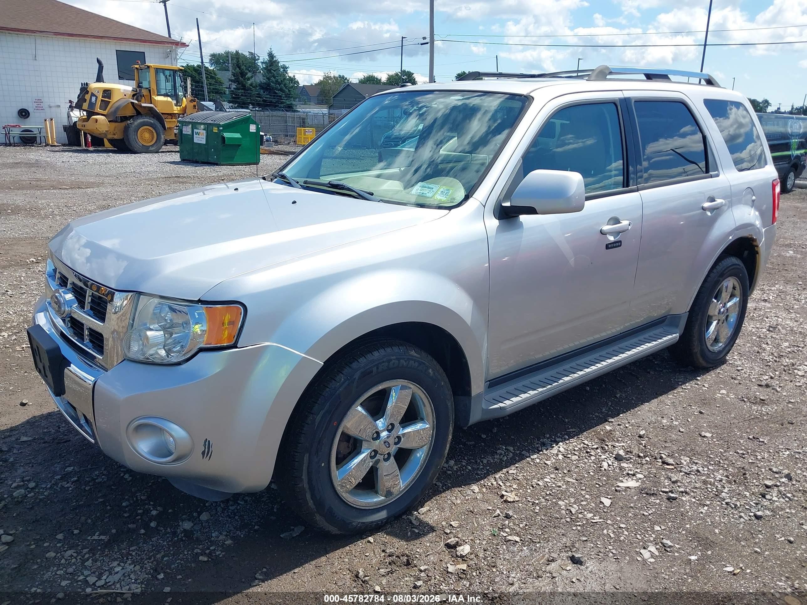2010 Ford Escape Limited Silver vin: 1FMCU9EG5AKD43934