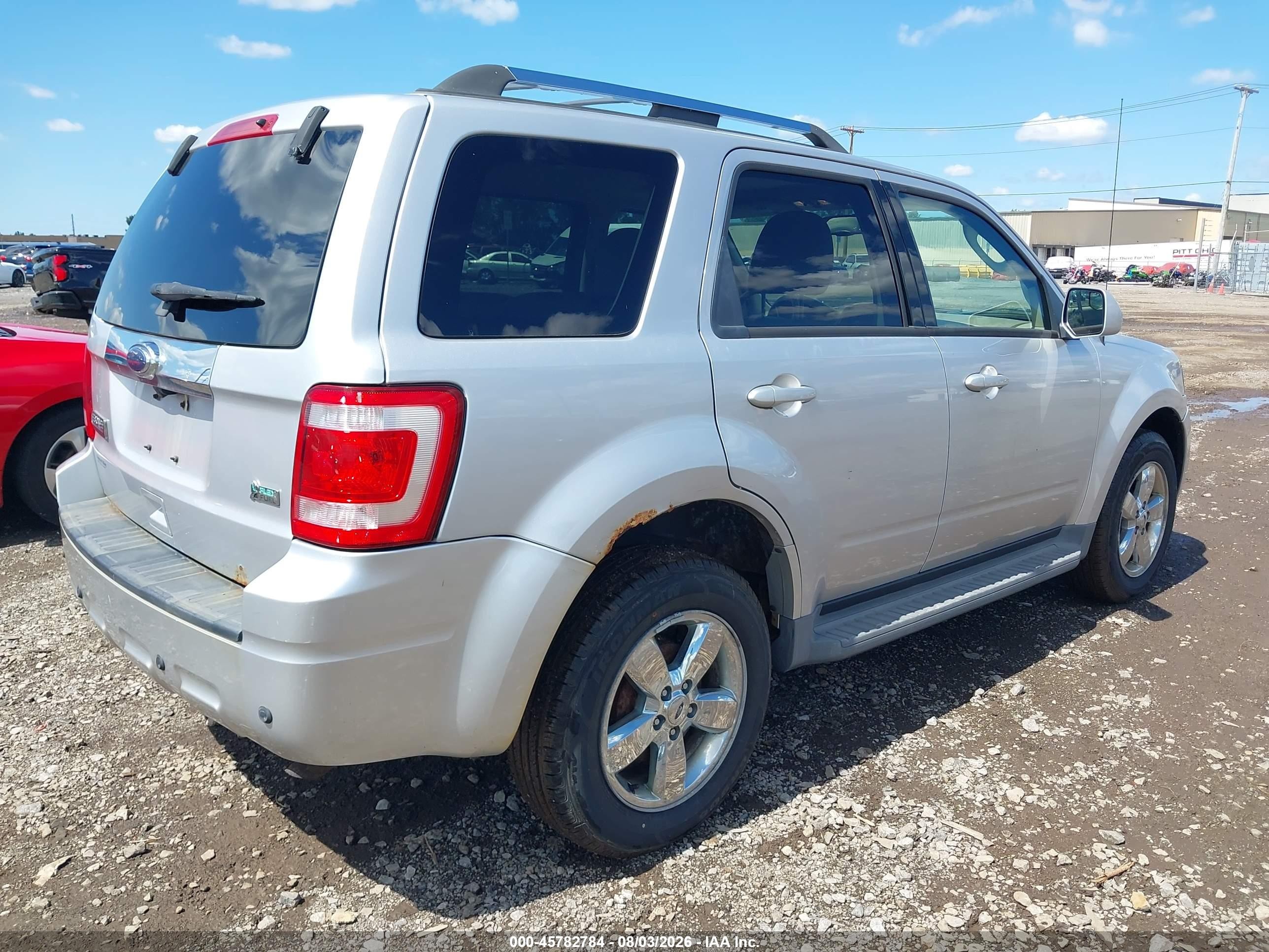 2010 Ford Escape Limited Silver vin: 1FMCU9EG5AKD43934
