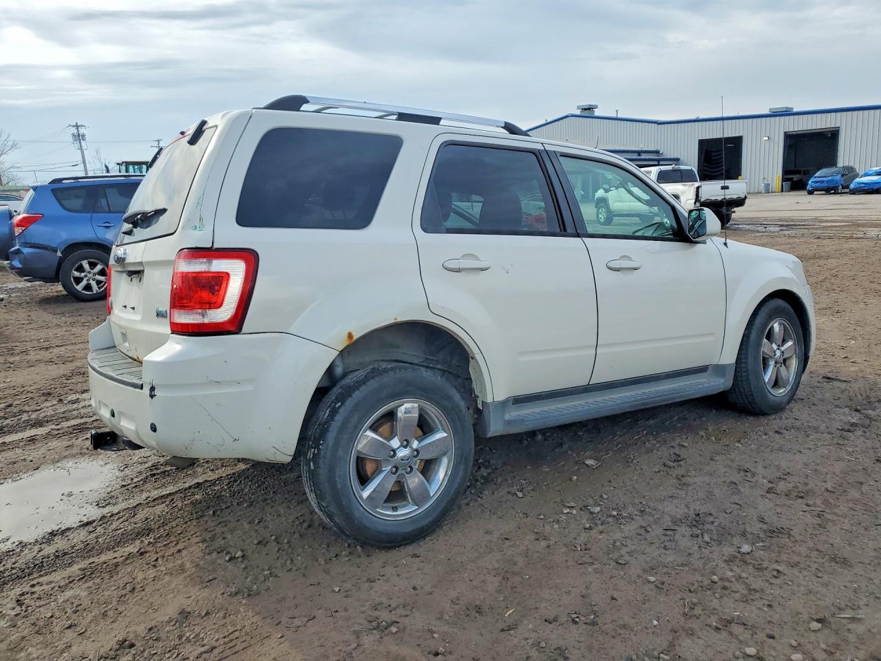 2011 Ford Escape Limited White vin: 1FMCU9EG5BKB69932