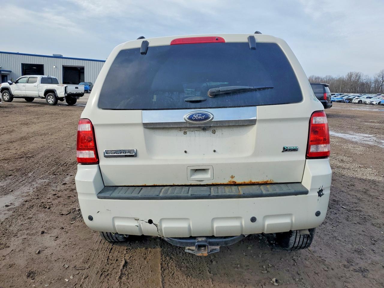 2011 Ford Escape Limited White vin: 1FMCU9EG5BKB69932